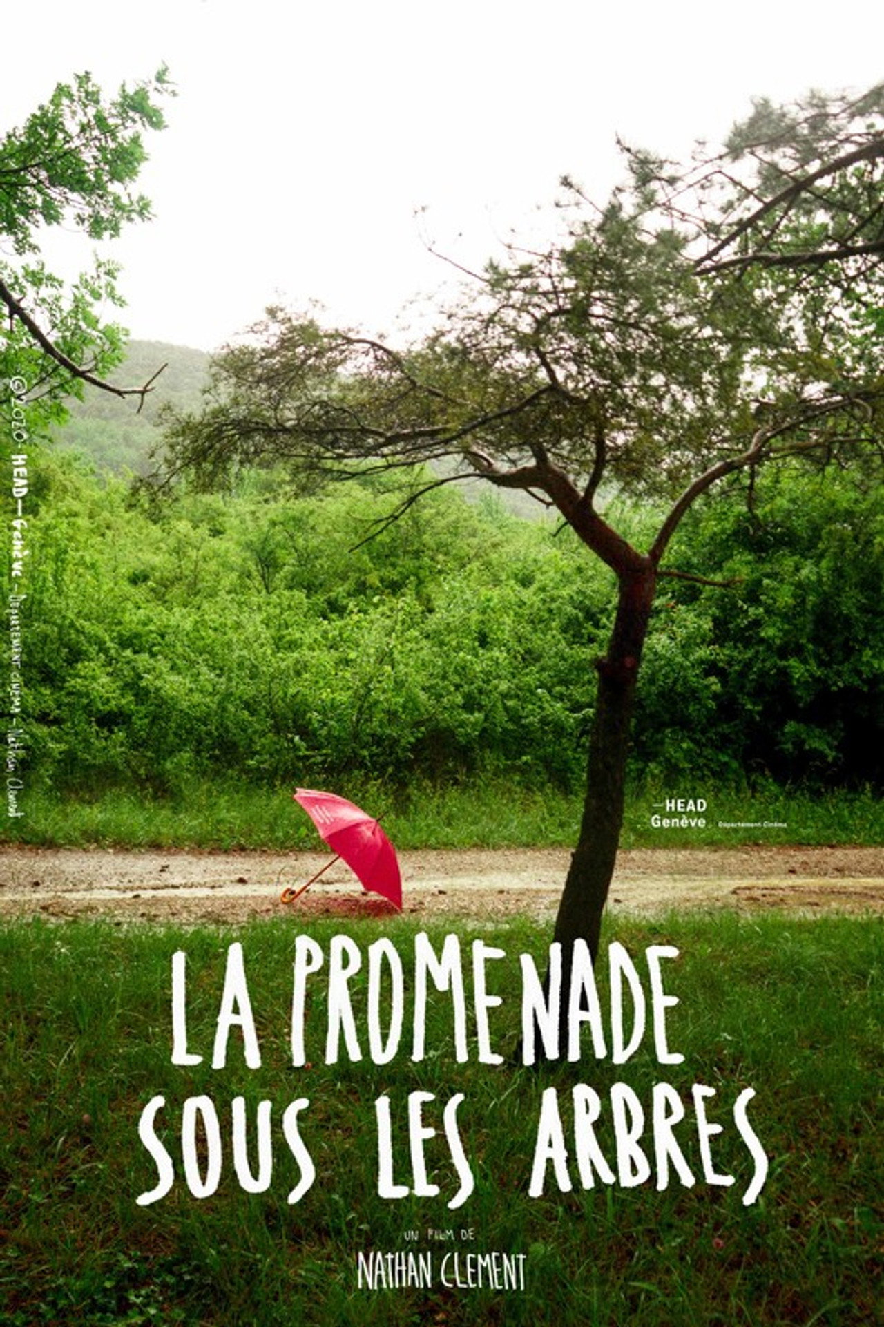 La Promenade sous les arbres filmaffisch