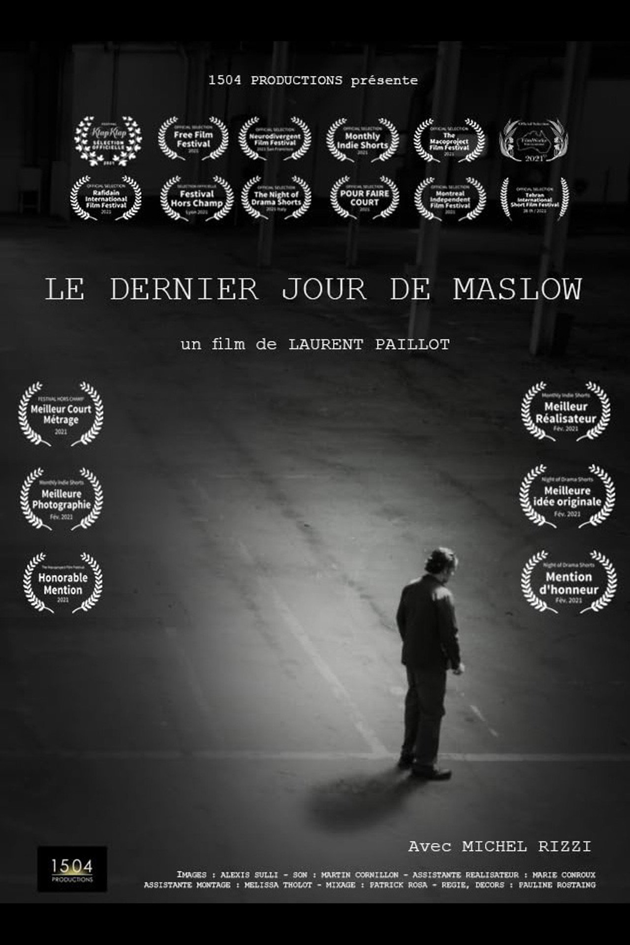 Le dernier jour de Maslow filmaffisch