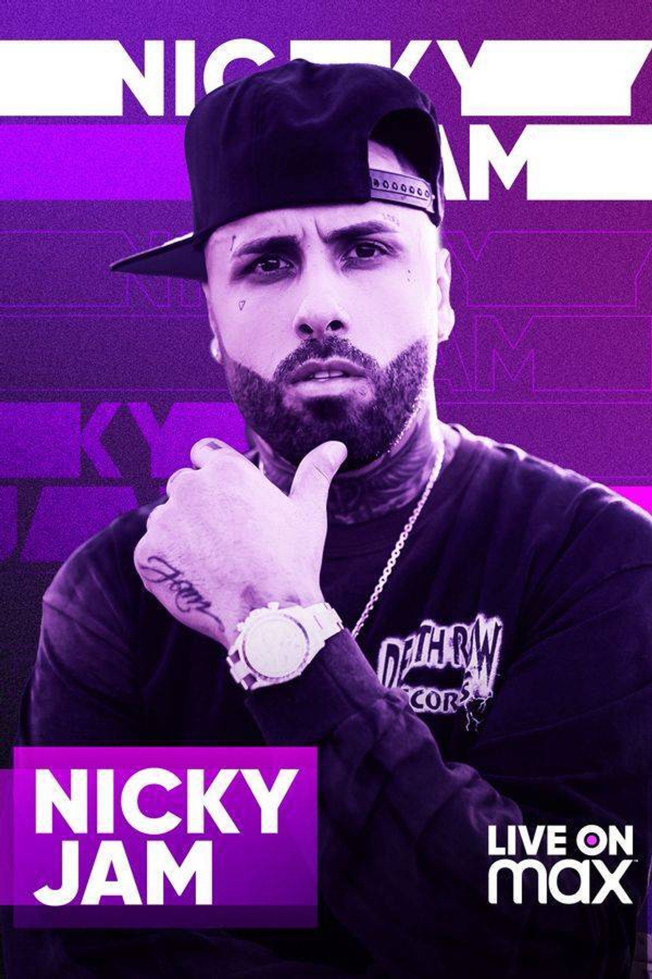 Nicky Jam Live On Max filmaffisch