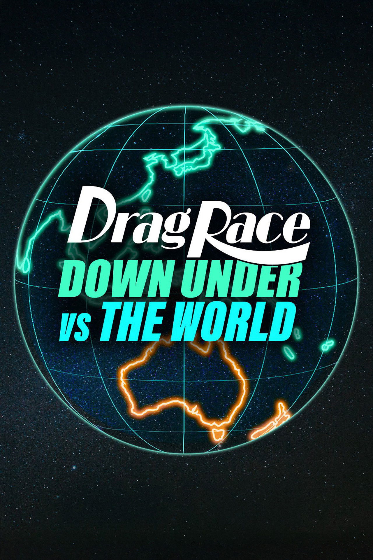 Drag Race Down Under kundrejt The World backdrop