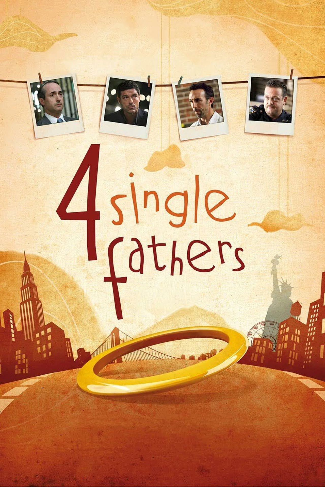 Four Single Fathers Backdrop