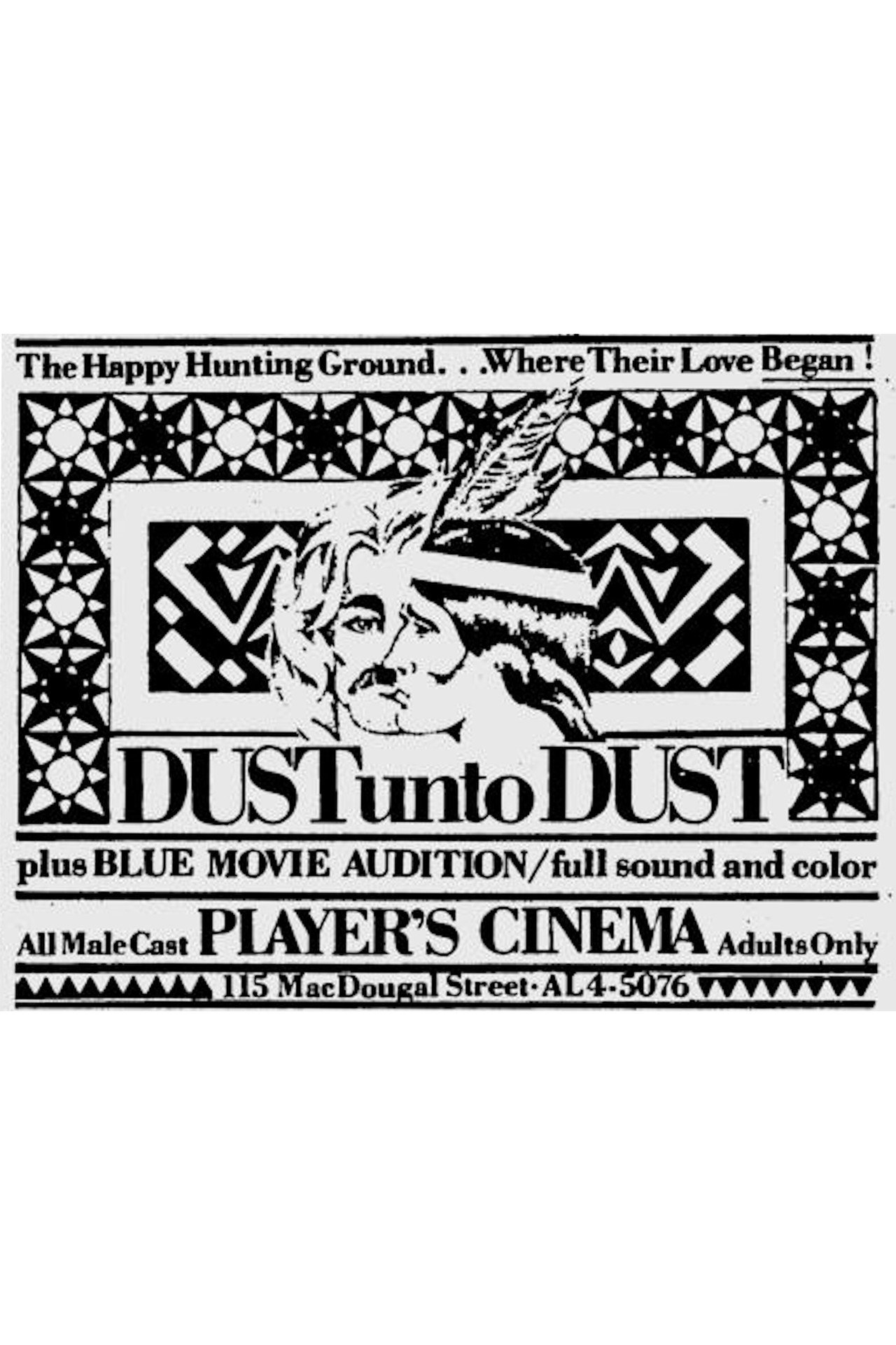 Dust Unto Dust filmaffisch