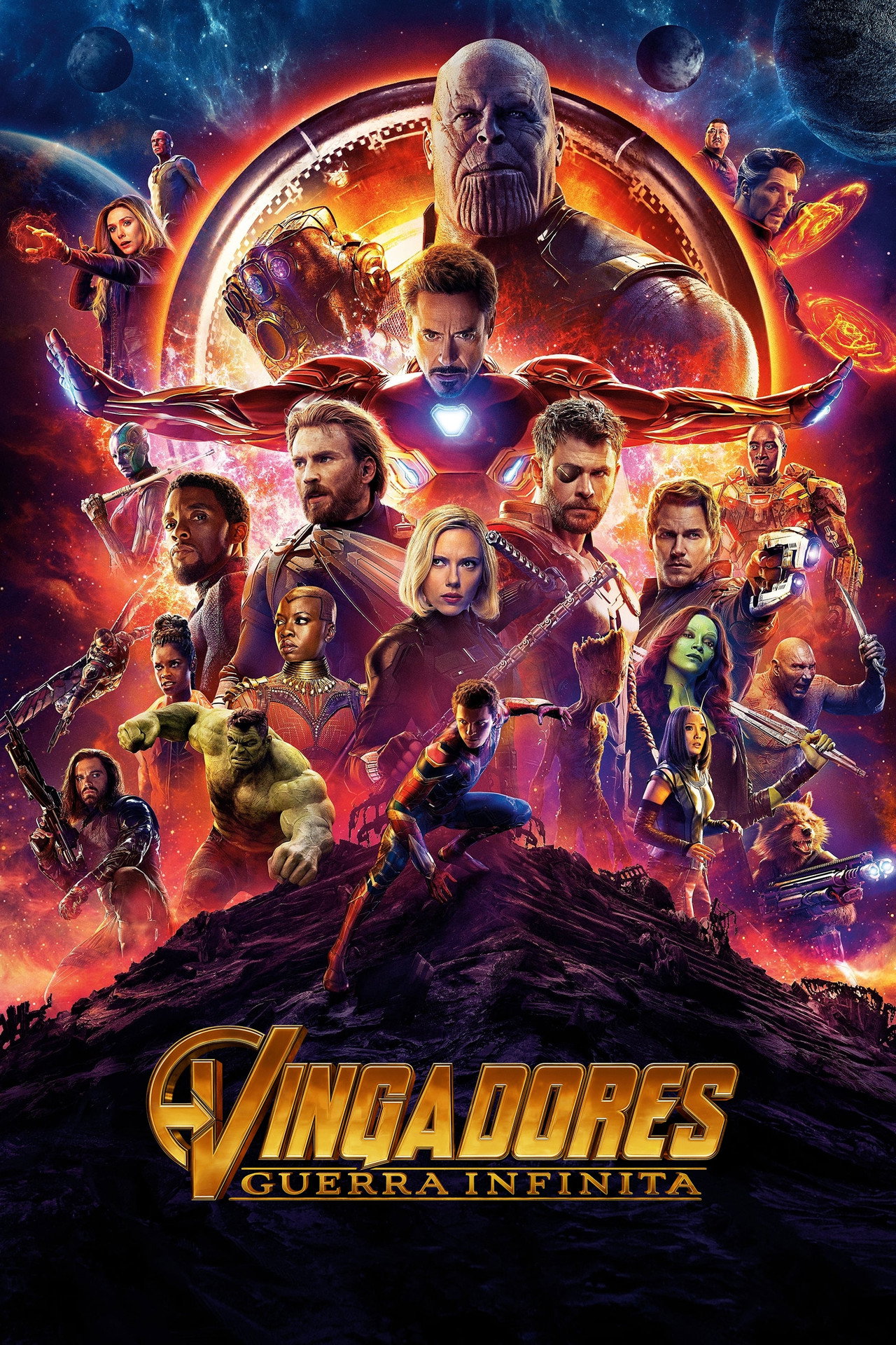 Pôster de Vingadores: Guerra Infinita