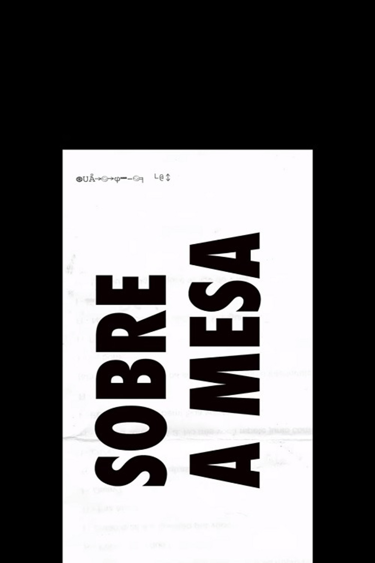 Sobre a Mesa Backdrop