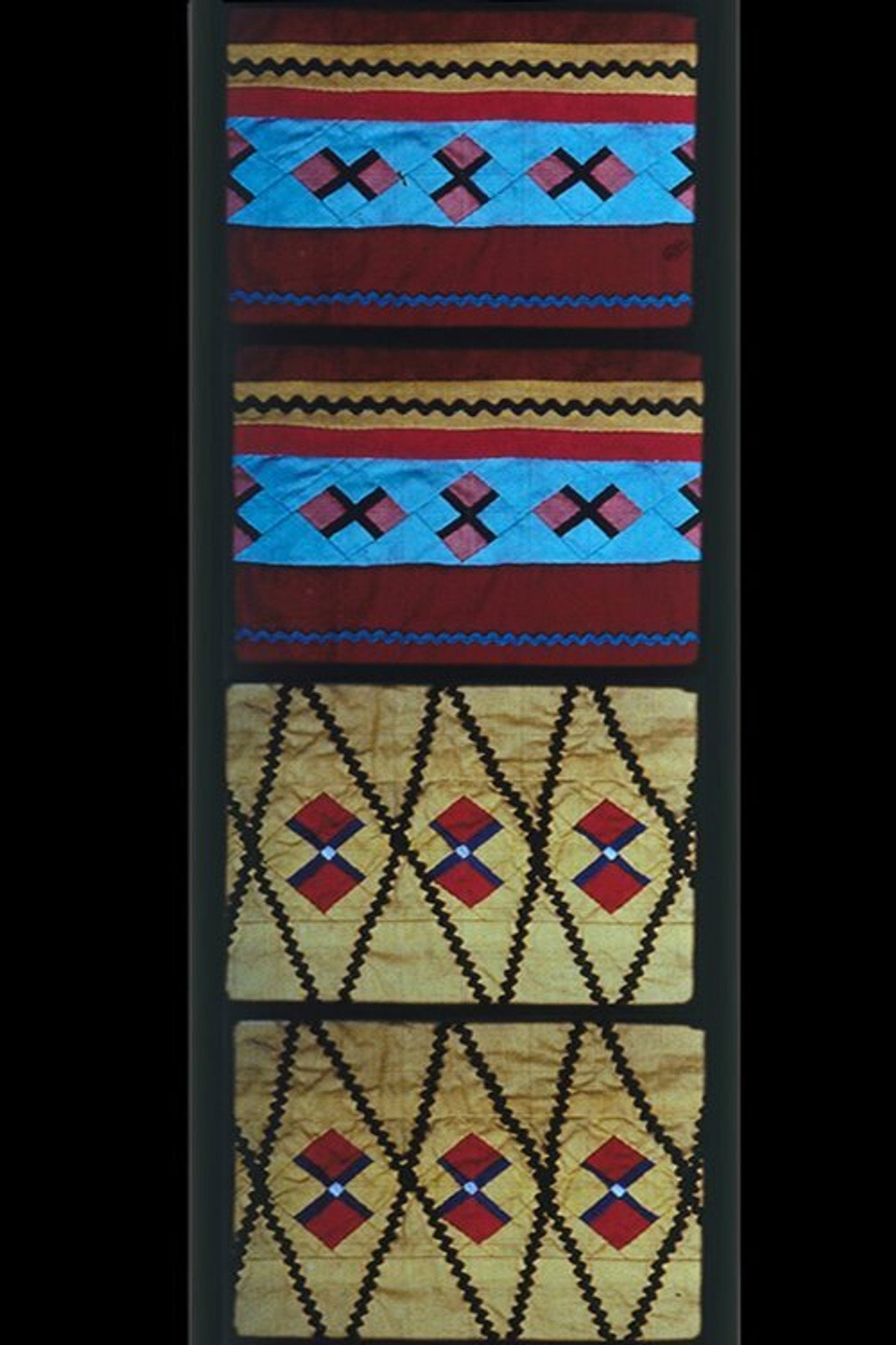 No. 15: Untitled Animation of Seminole Patchwork Film Backdrop