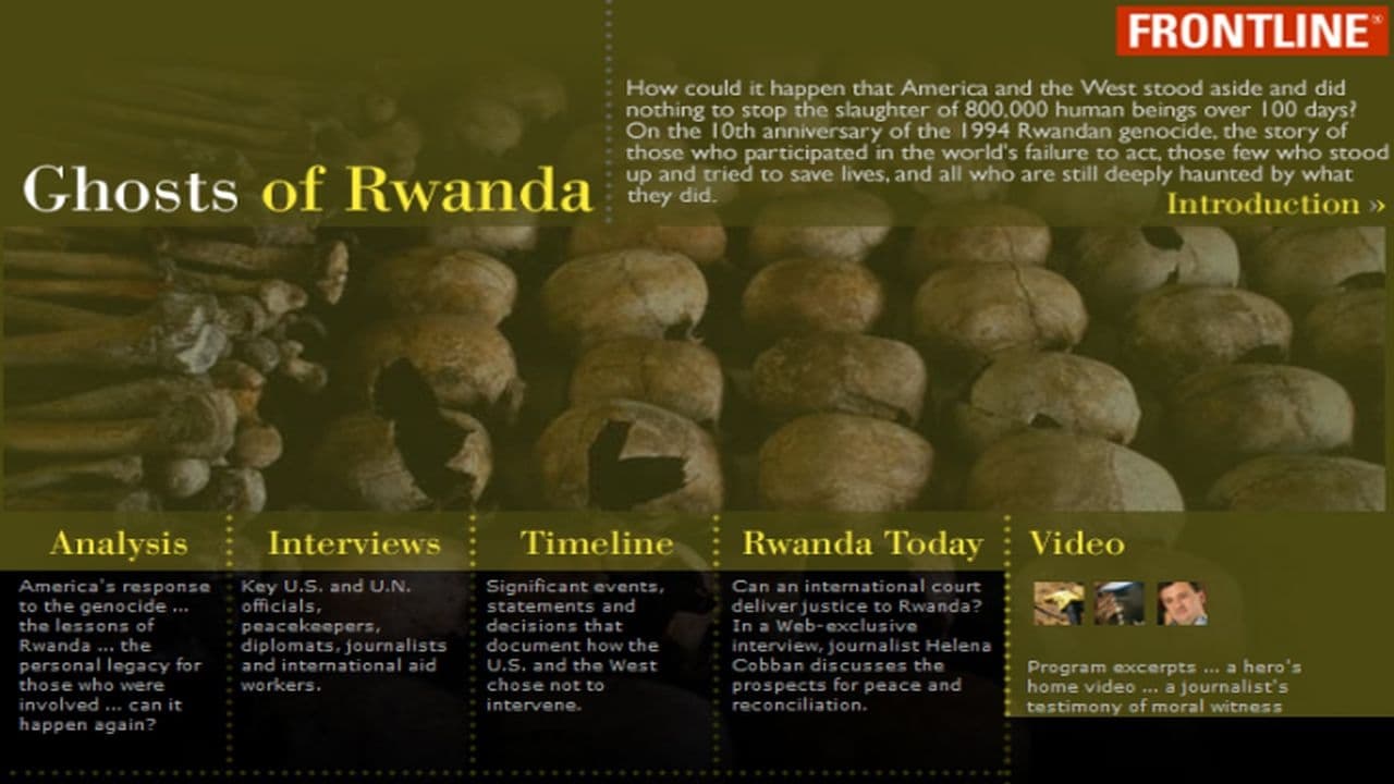 Scen från Frontline - Ghosts of Rwanda