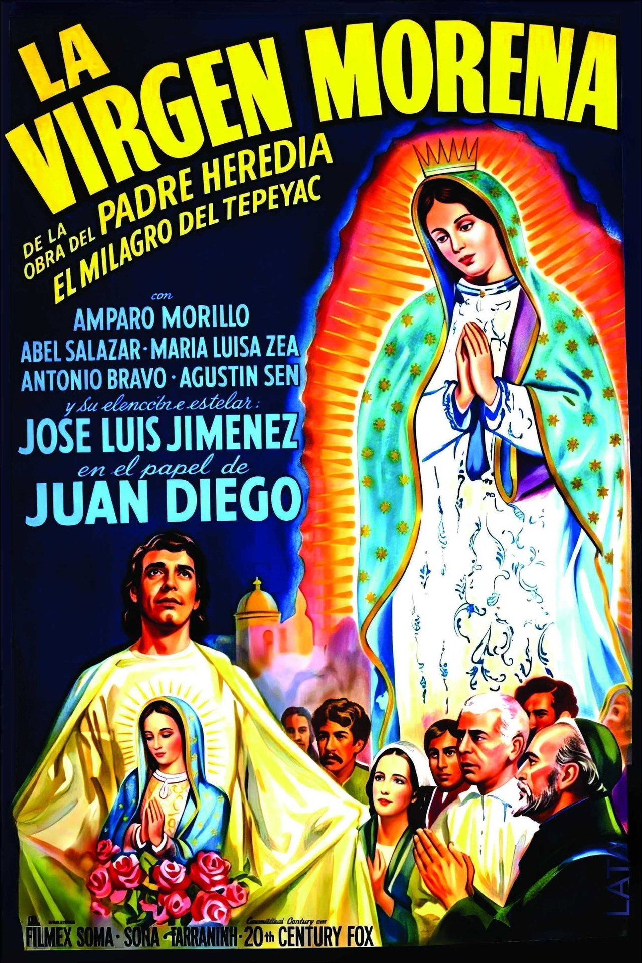 La vírgen morena Backdrop