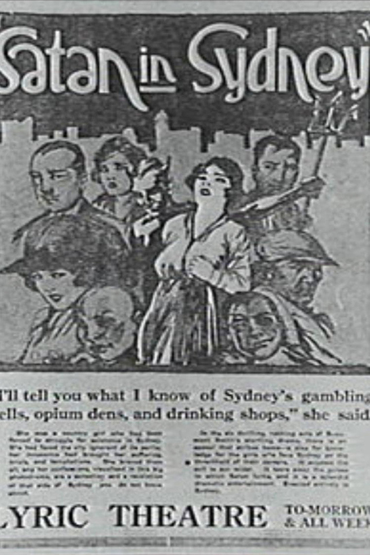 Satan in Sydney Backdrop