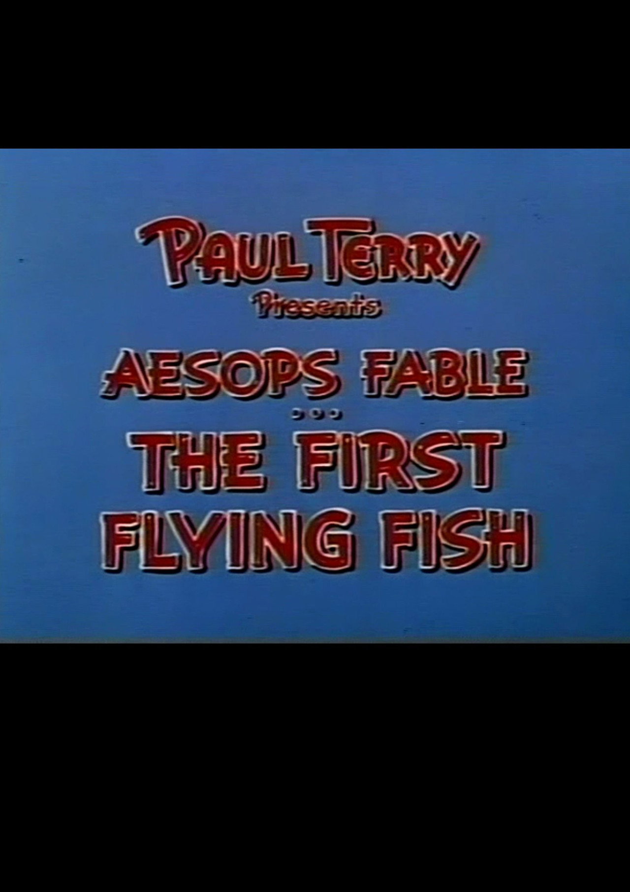 Aesop's Fable: The First Flying Fish Backdrop