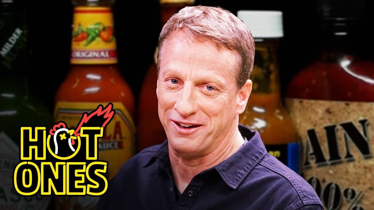Hot Ones - Season 22 Episode 7 : Tony Hawk Embraces the Pain While Eating Spicy Wings