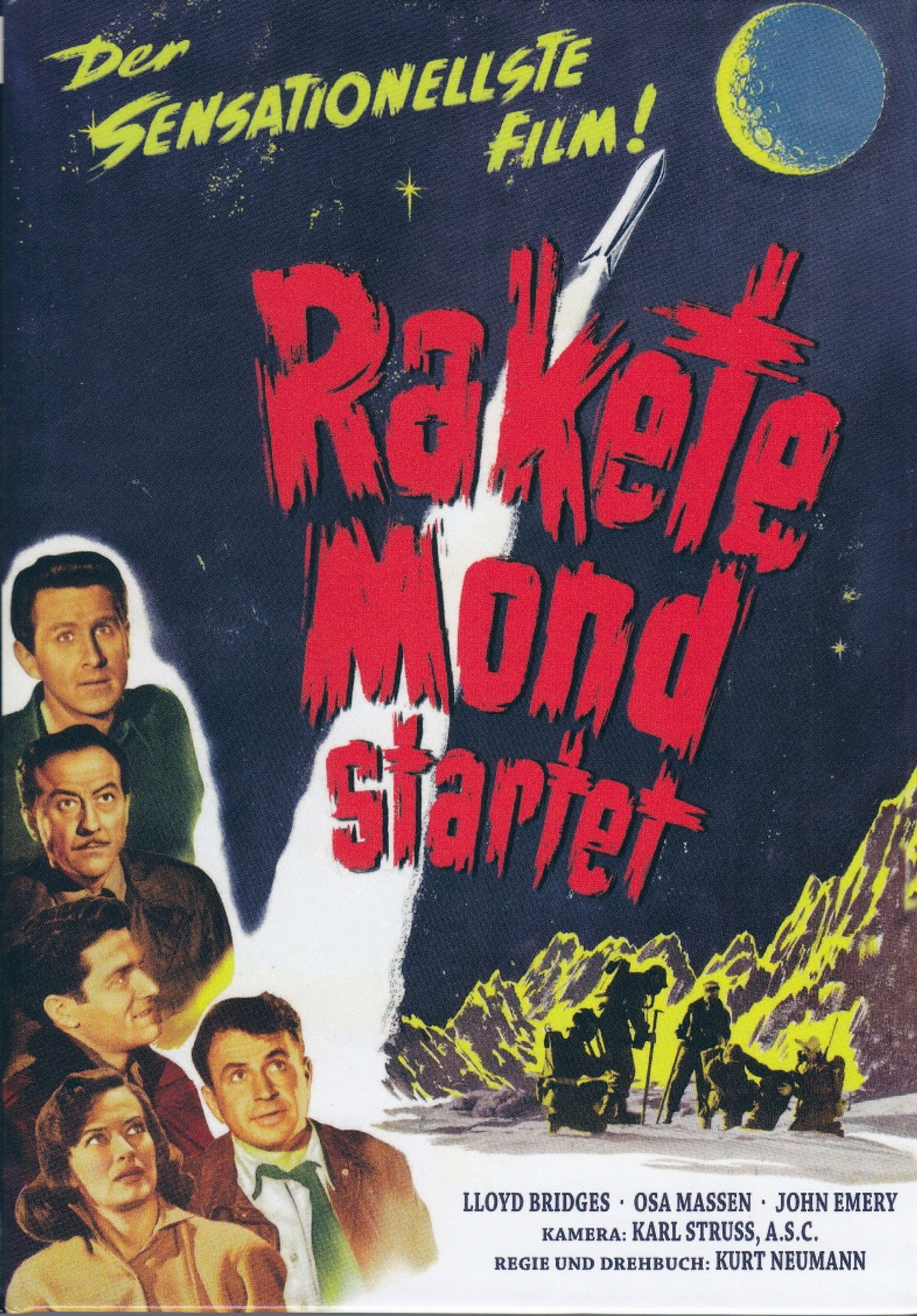 Rakete Mond startet