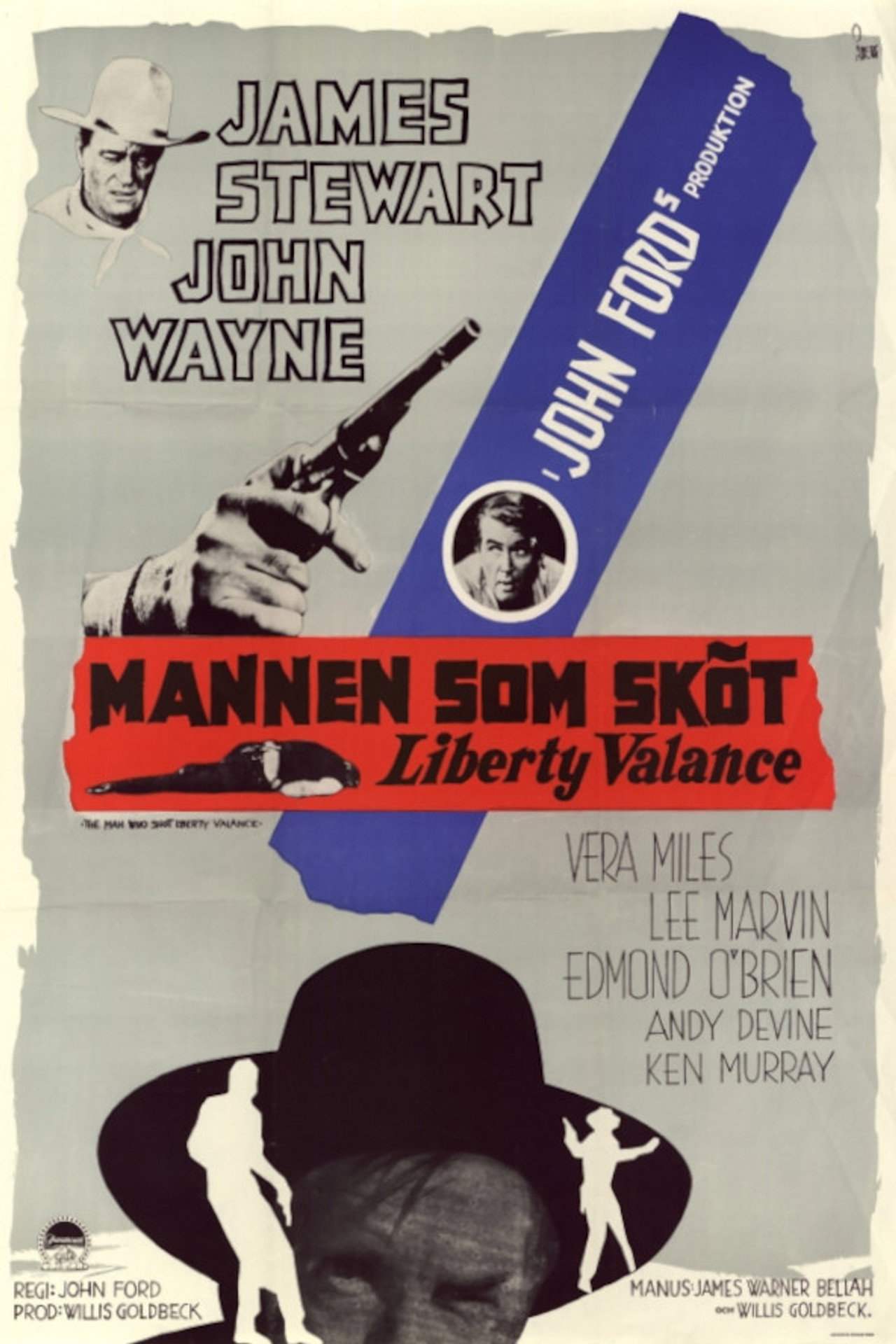 Mannen som sköt Liberty Valance filmaffisch