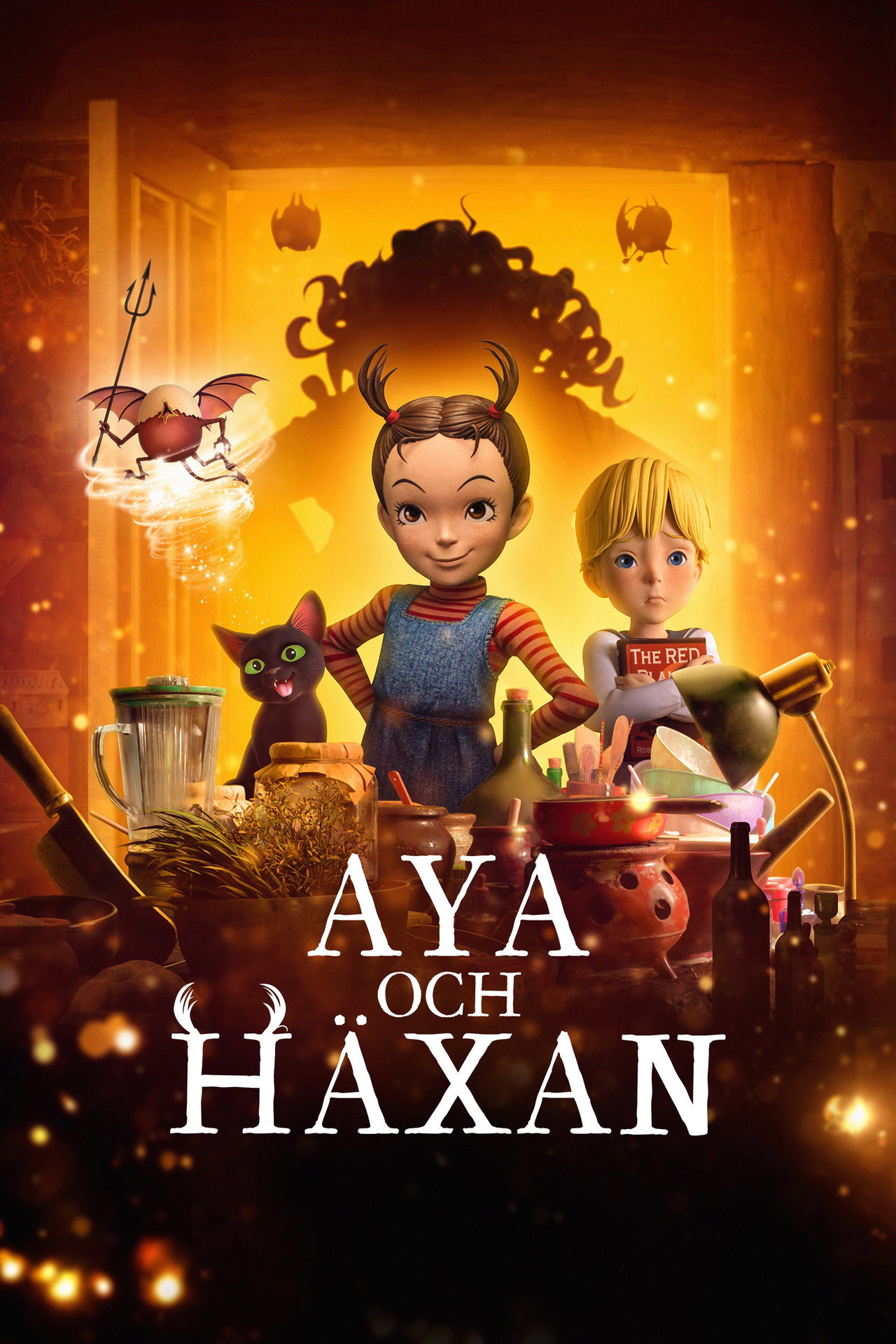 Aya och häxan filmaffisch