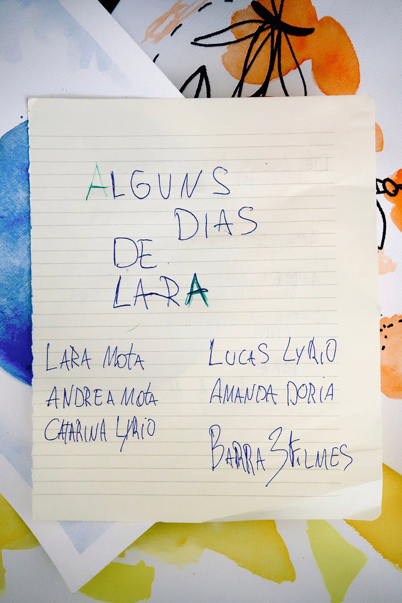 Alguns Dias De Lara Backdrop