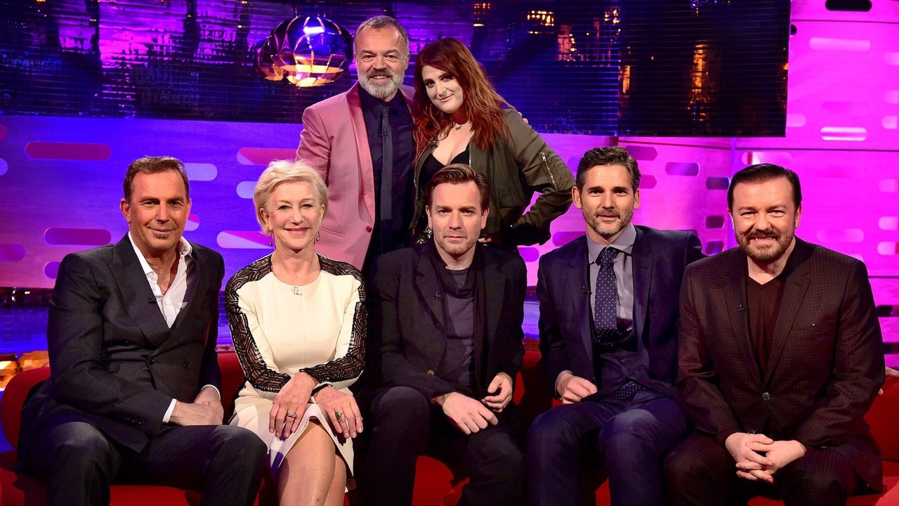 The Graham Norton Show - Season 19 Episode 3 : Dame Helen Mirren, Kevin Costner, Ewan McGregor, Ricky Gervais, Eric Bana, Meghan Trainor