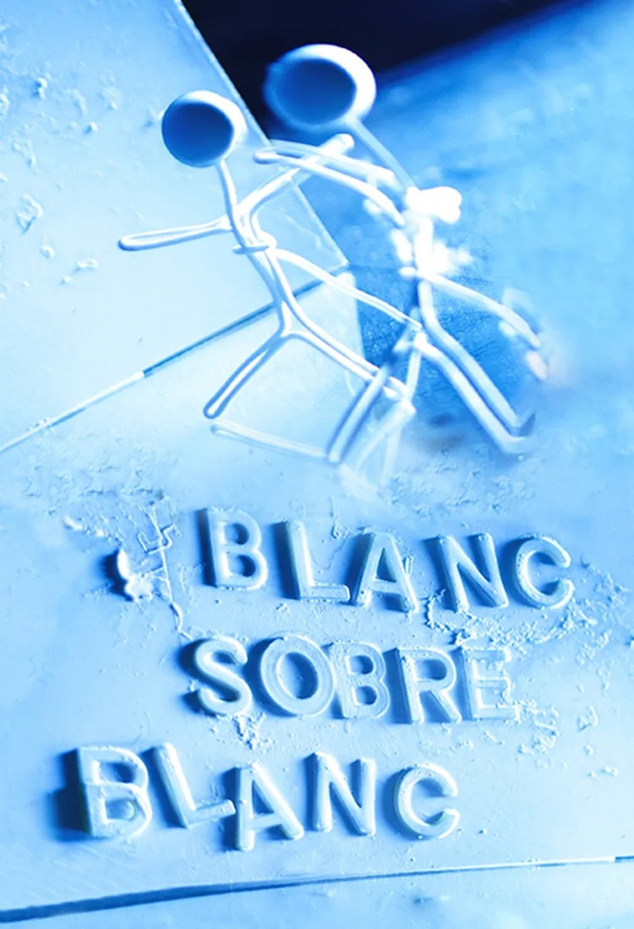 Blanc sobre blanc affisch