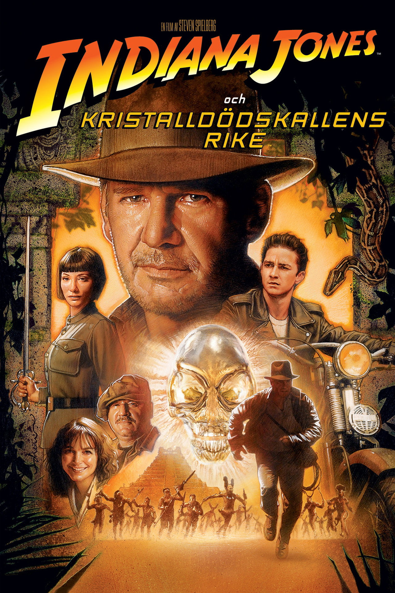 Indiana Jones och kristalldödskallens rike filmaffisch