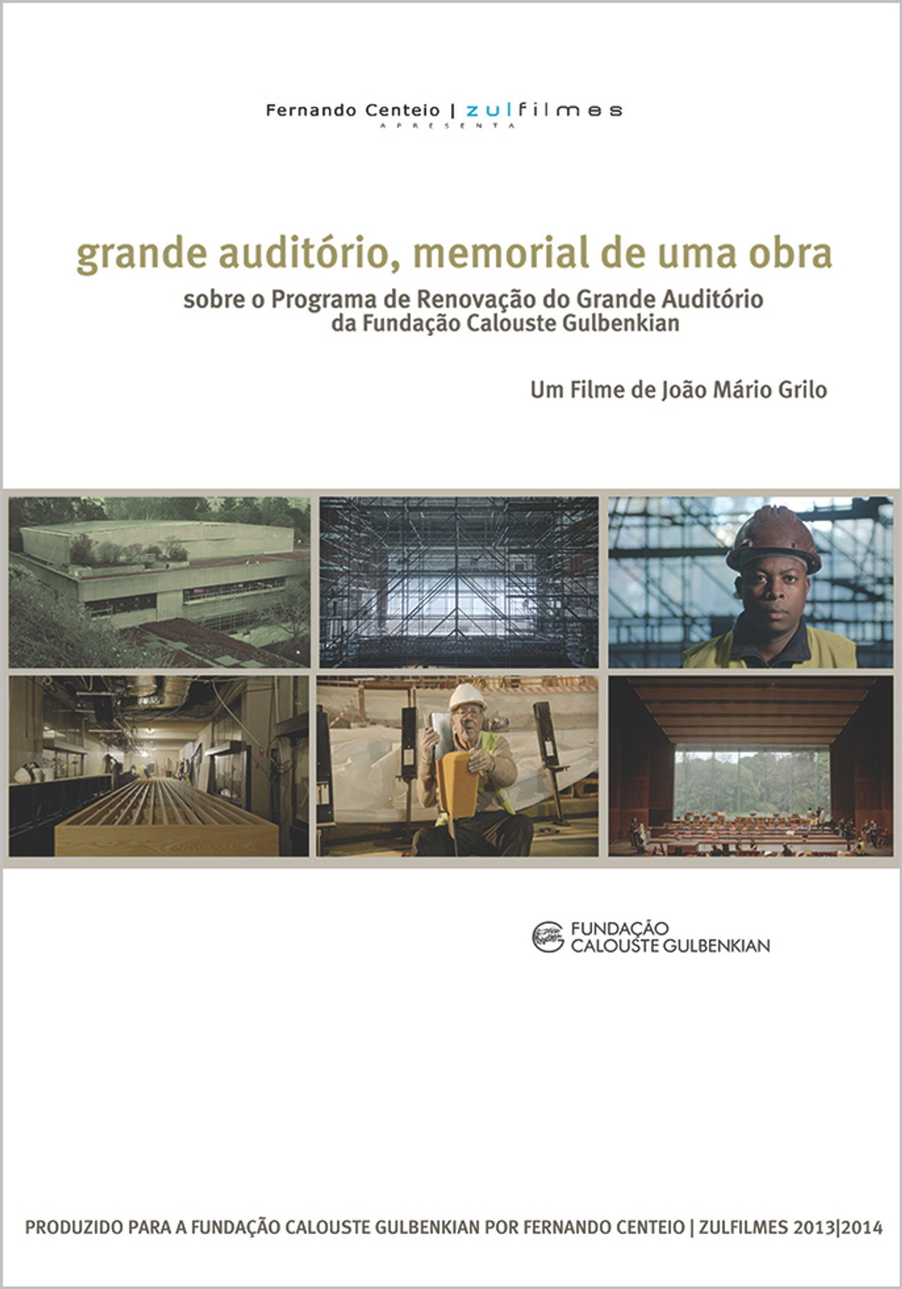 Grande Auditório, memorial de uma obra filmaffisch
