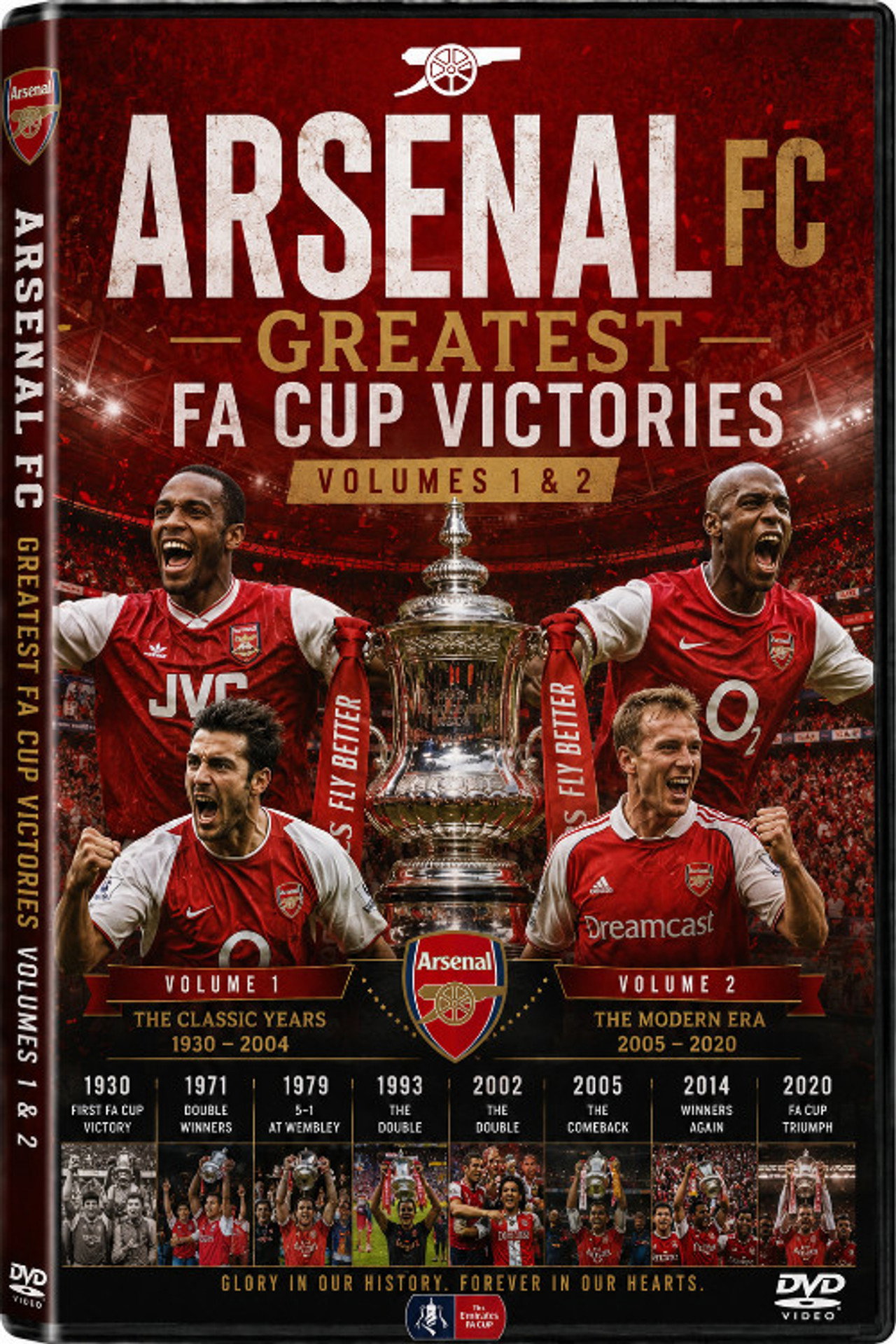 Arsenal FC Greatest F.A Cup Victories - Volumes 1&2