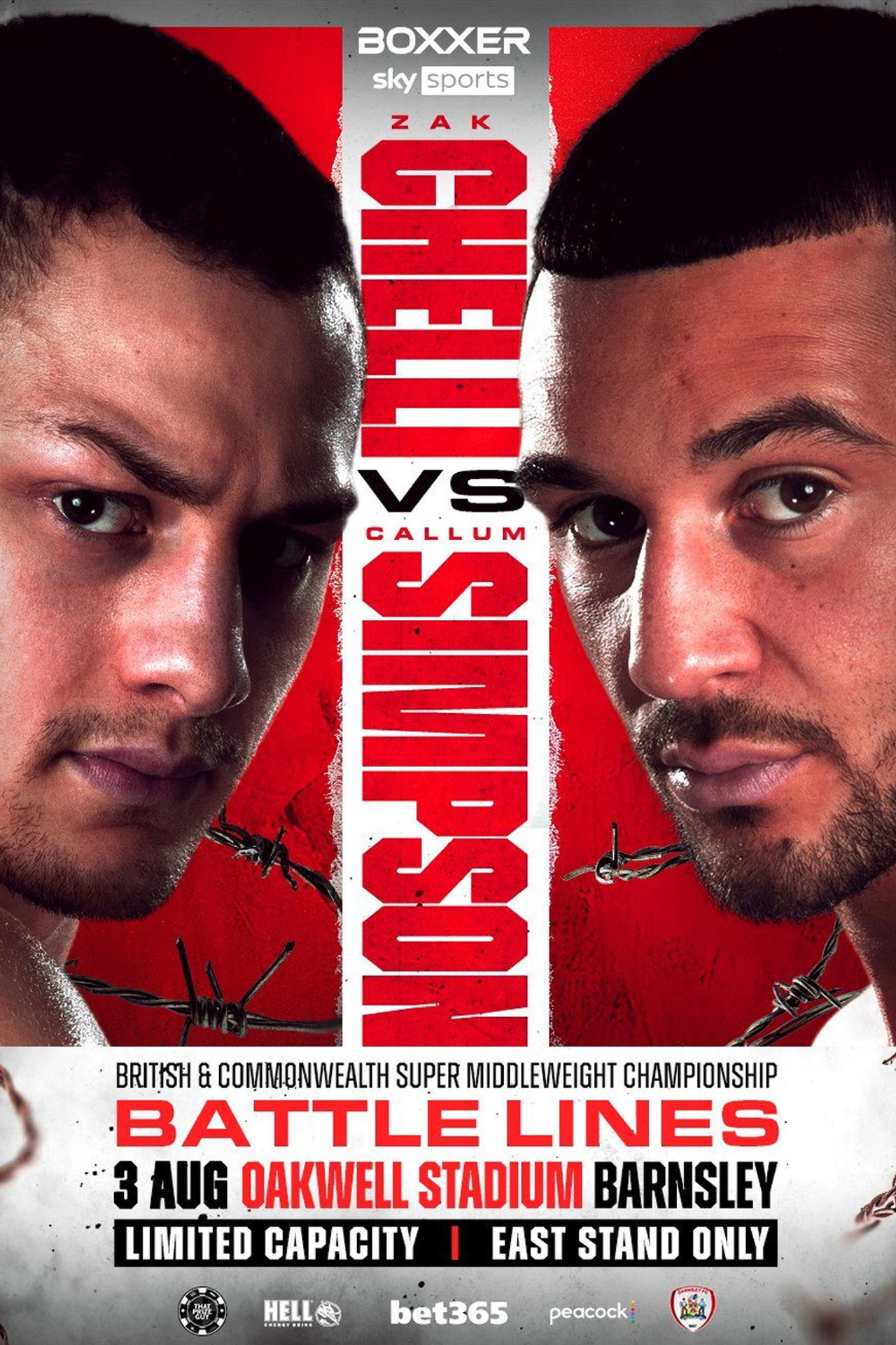 Zak Chelli vs. Callum Simpson filmaffisch