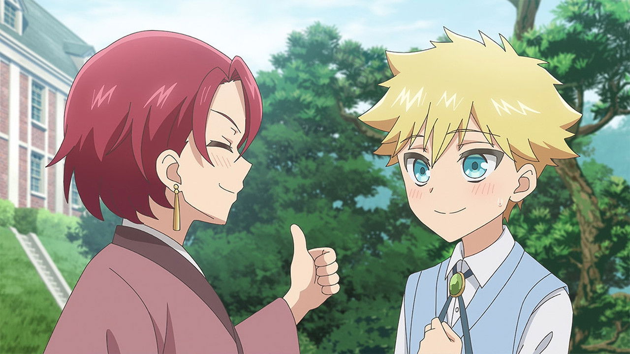 Cute High Earth Defense Club HIGH COLLAR! backdrop