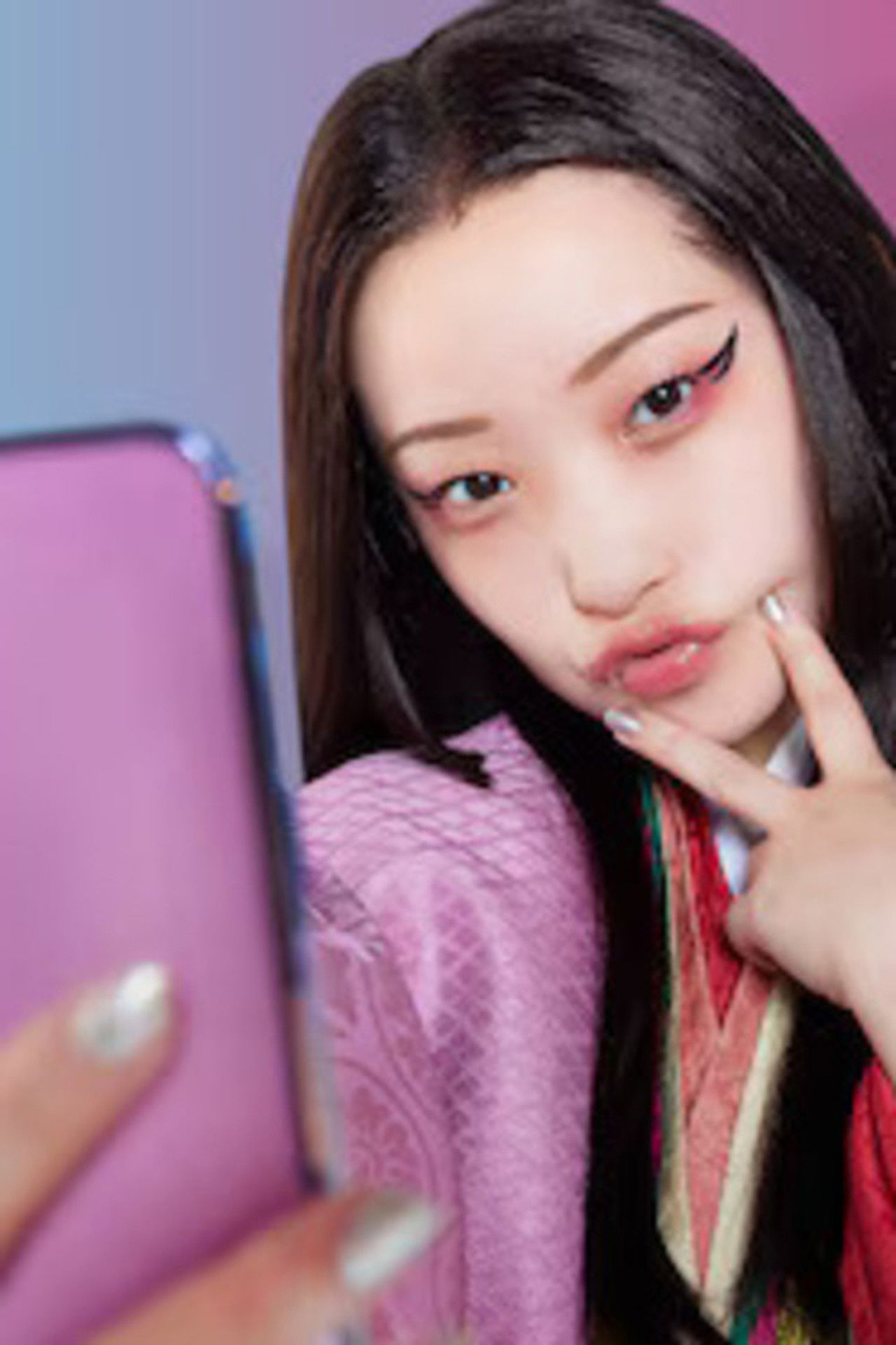 Murasakishikibu dhe Smartphone backdrop