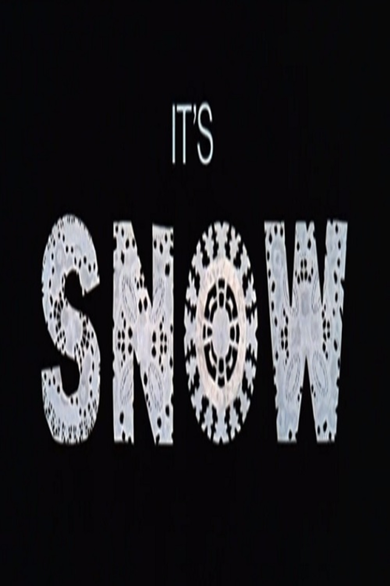 It's Snow filmaffisch