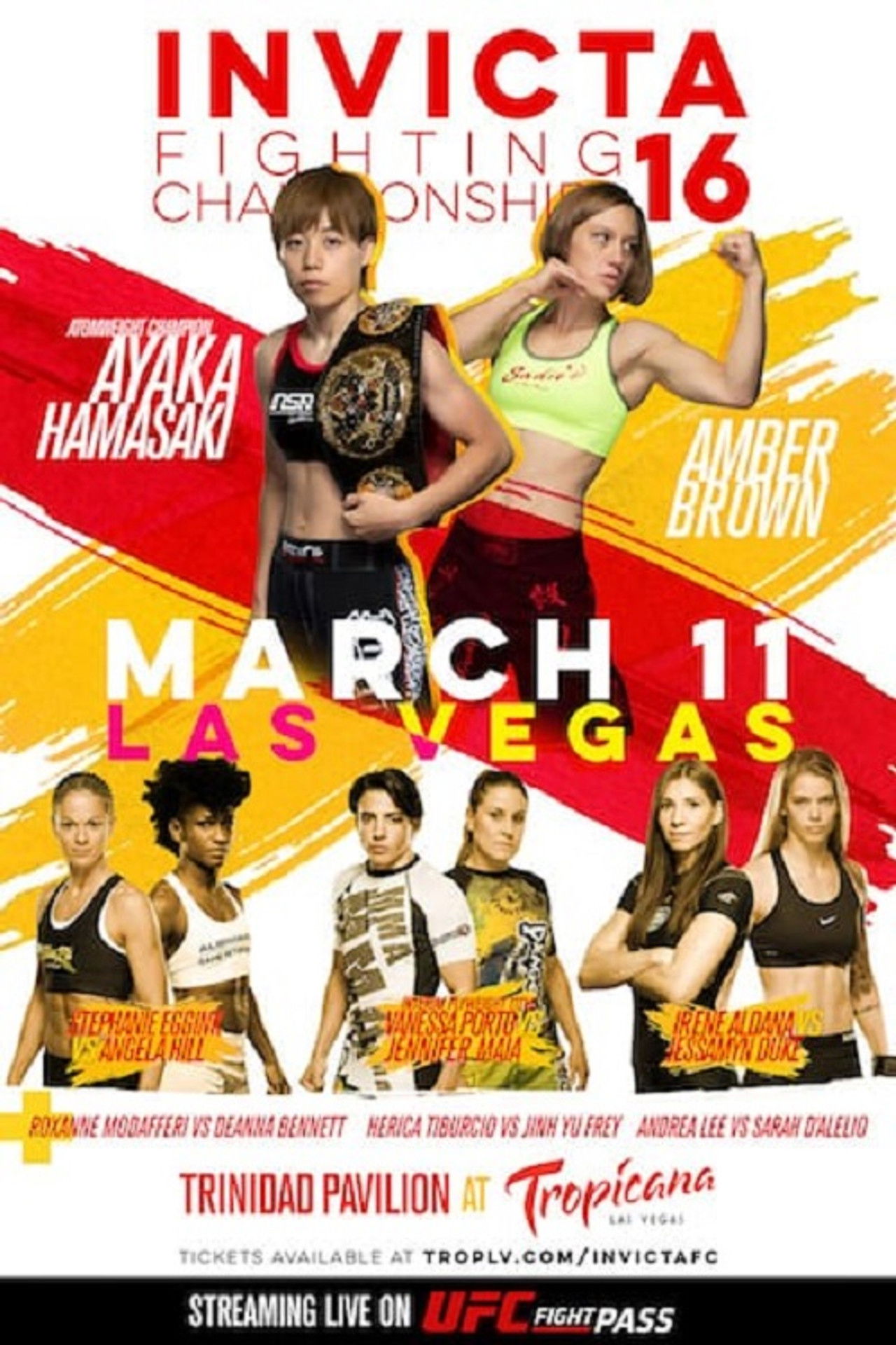 Invicta FC 16: Hamasaki vs. Brown Backdrop