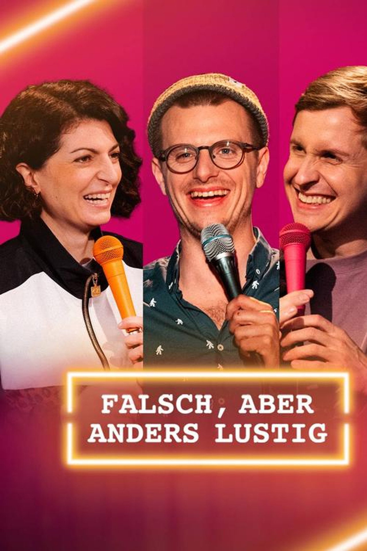 falsch, aber anders lustig affisch