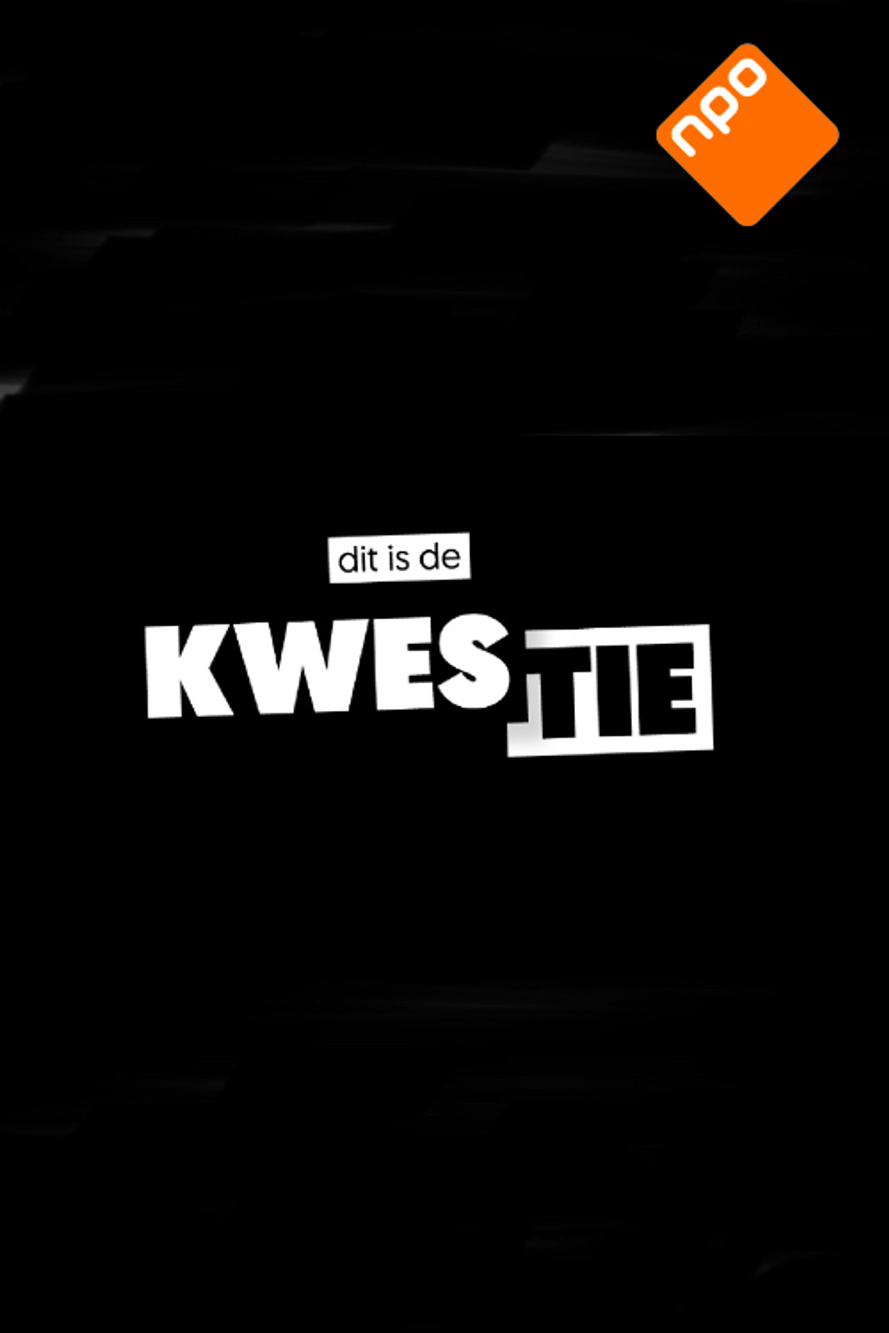 Dit is de kwestie affisch