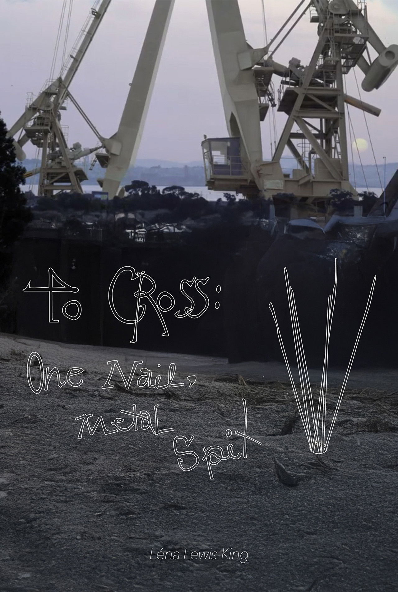 To Cross; One Nail, Metal Spit Backdrop