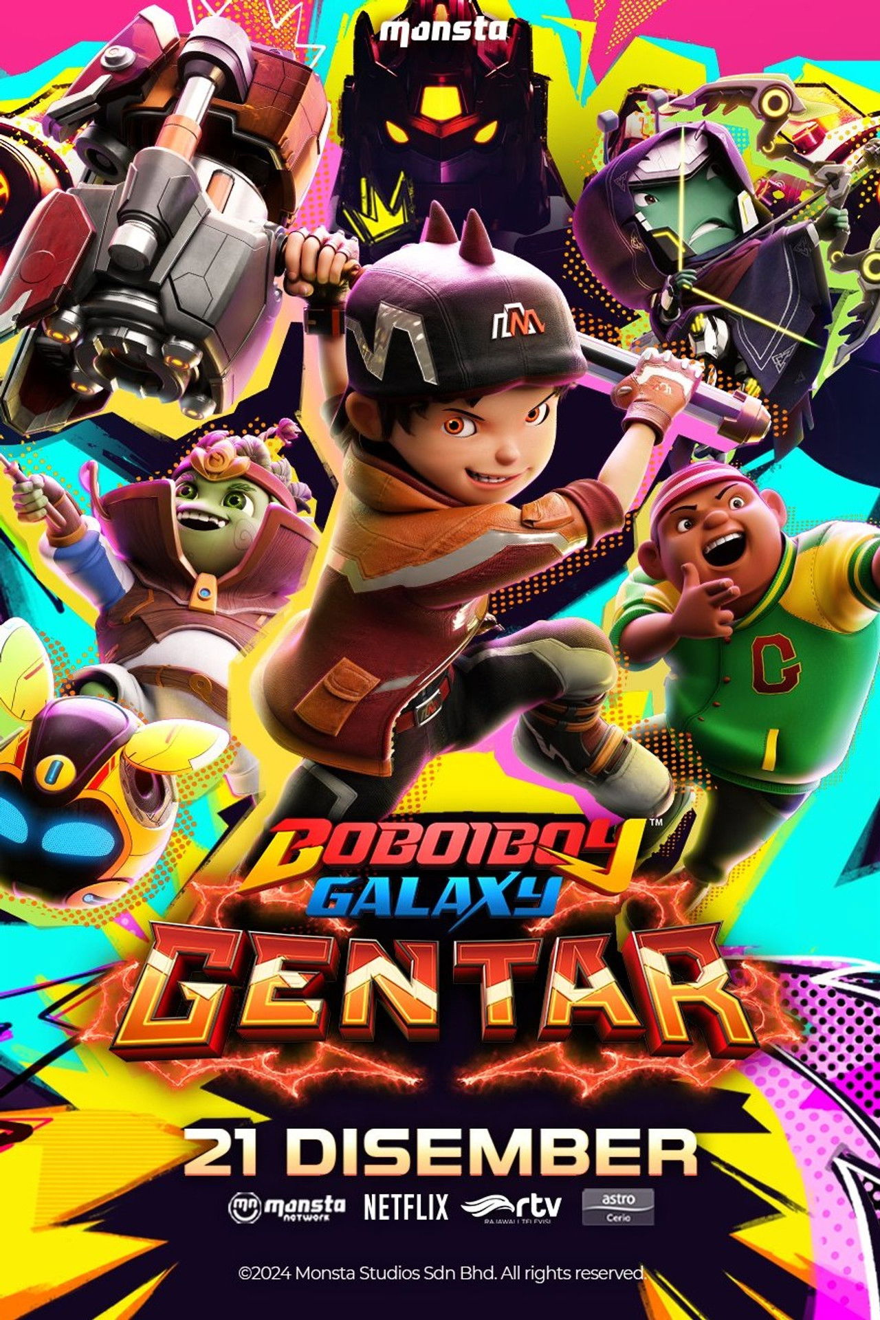 Boboiboy Galaksia Gentar backdrop