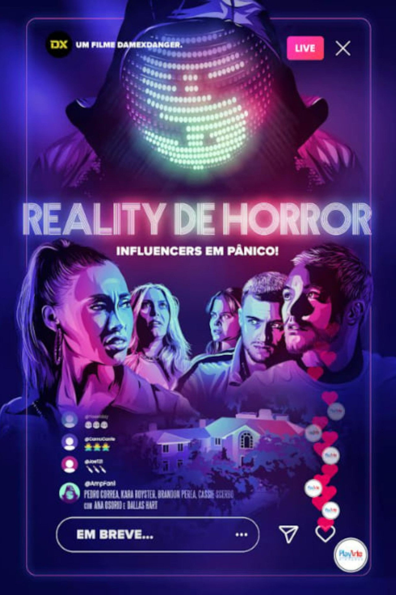 Reality de Horror Influencers em Pânico