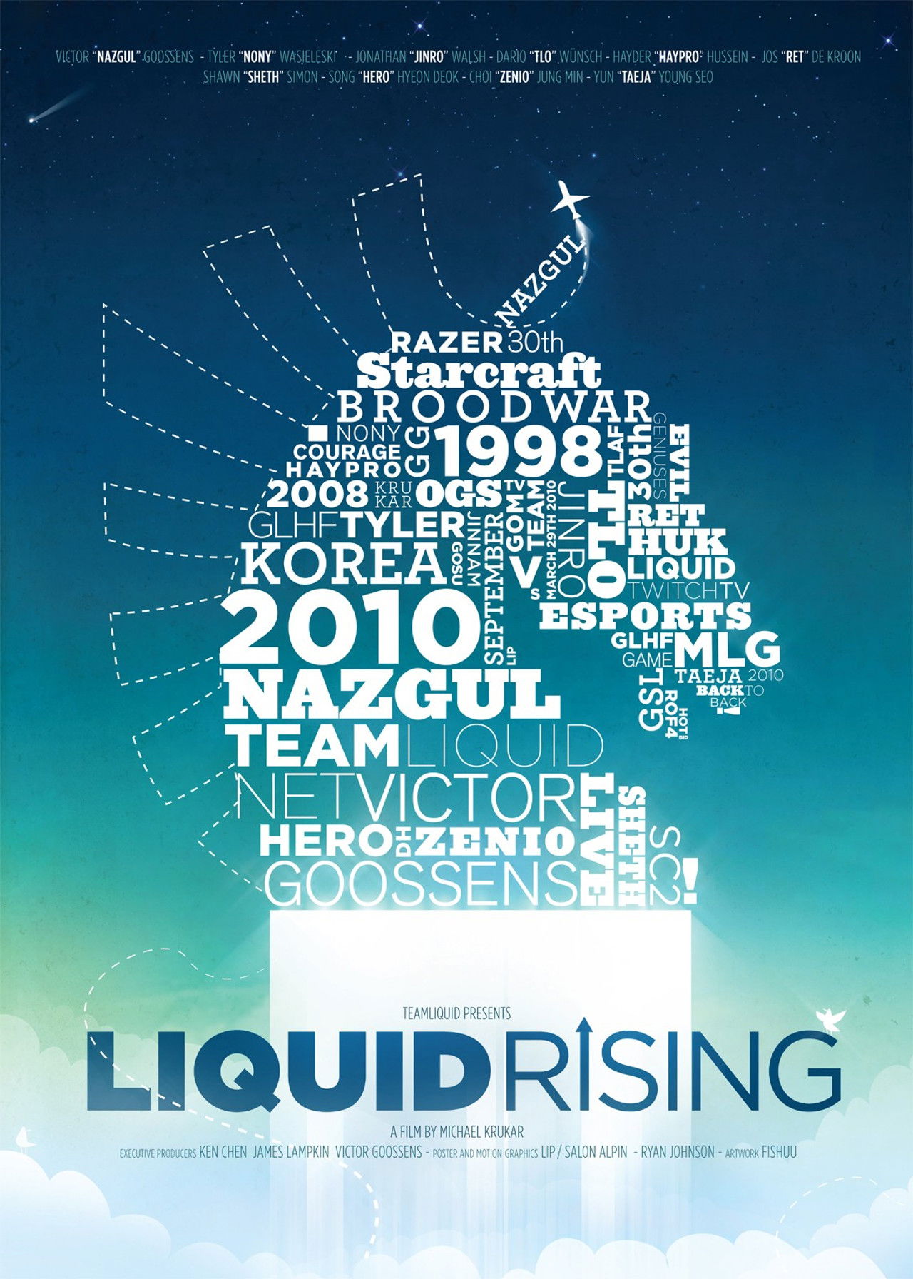Liquid Rising Backdrop