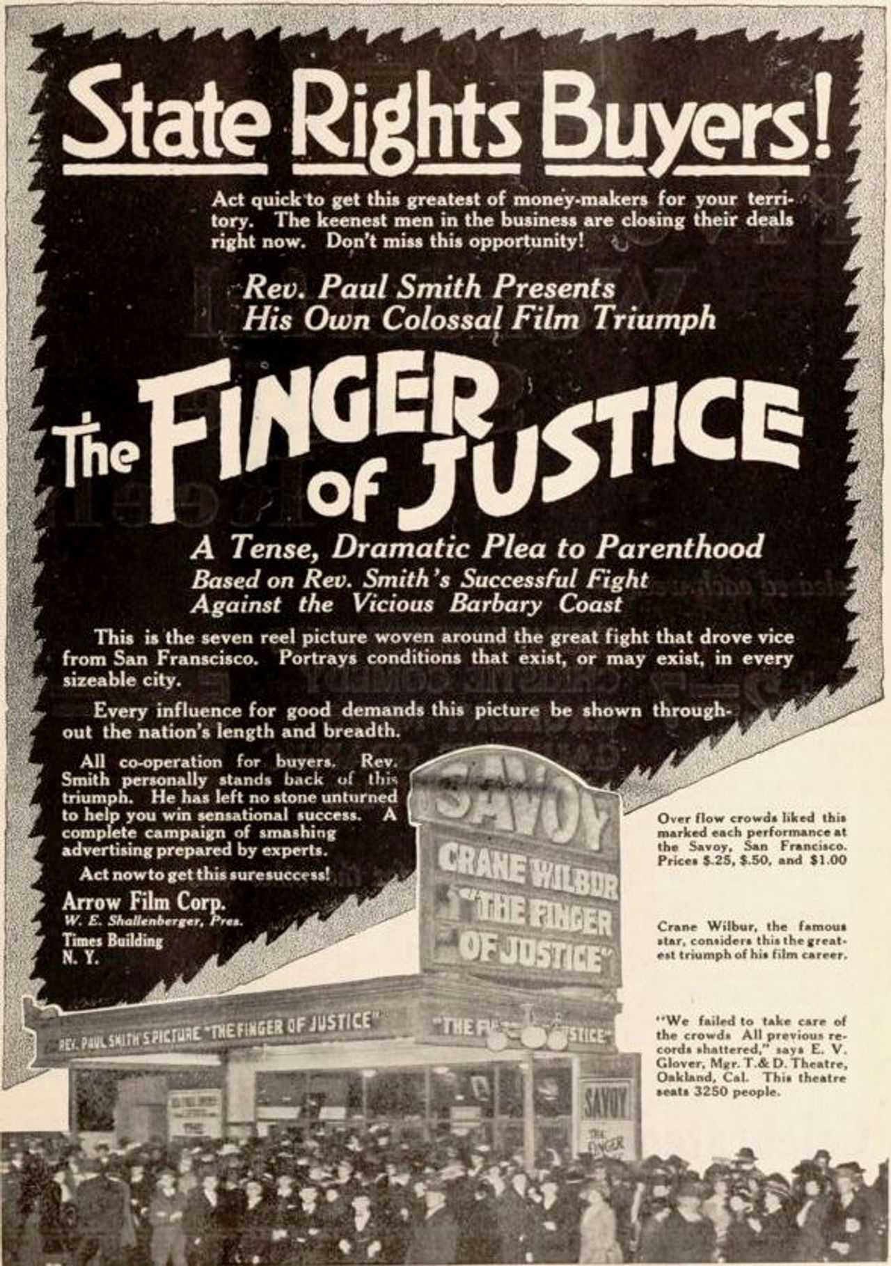 The Finger of Justice Backdrop
