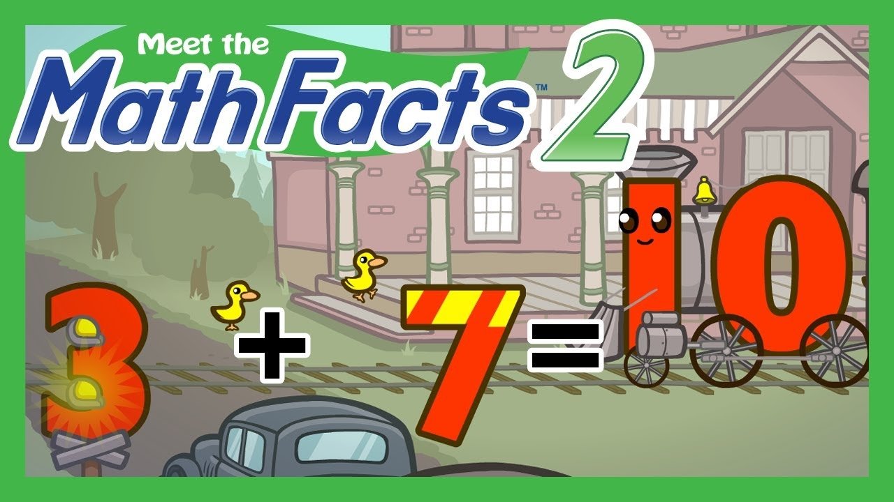 Meet the Math Facts - Addition & Subtraction Level 2 background