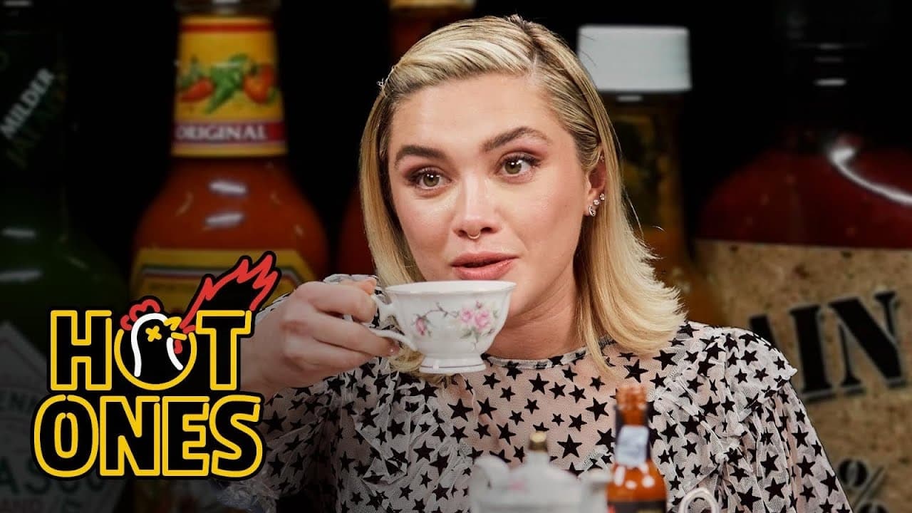 Hot Ones - Season 20 Episode 10 : Florence Pugh Sweats from Her Eyebrows While Eating Spicy Wings