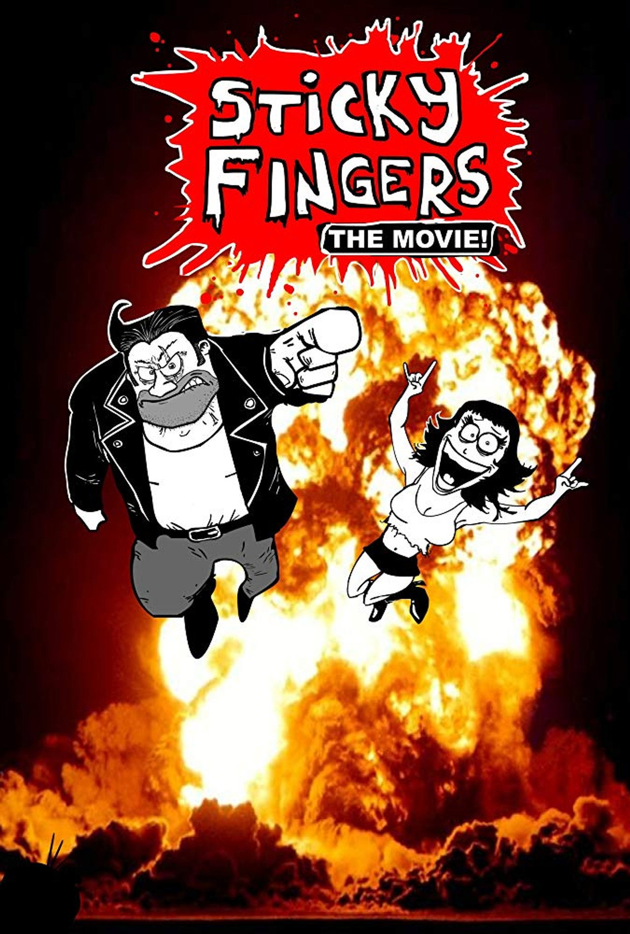 Sticky Fingers: The Movie! filmaffisch