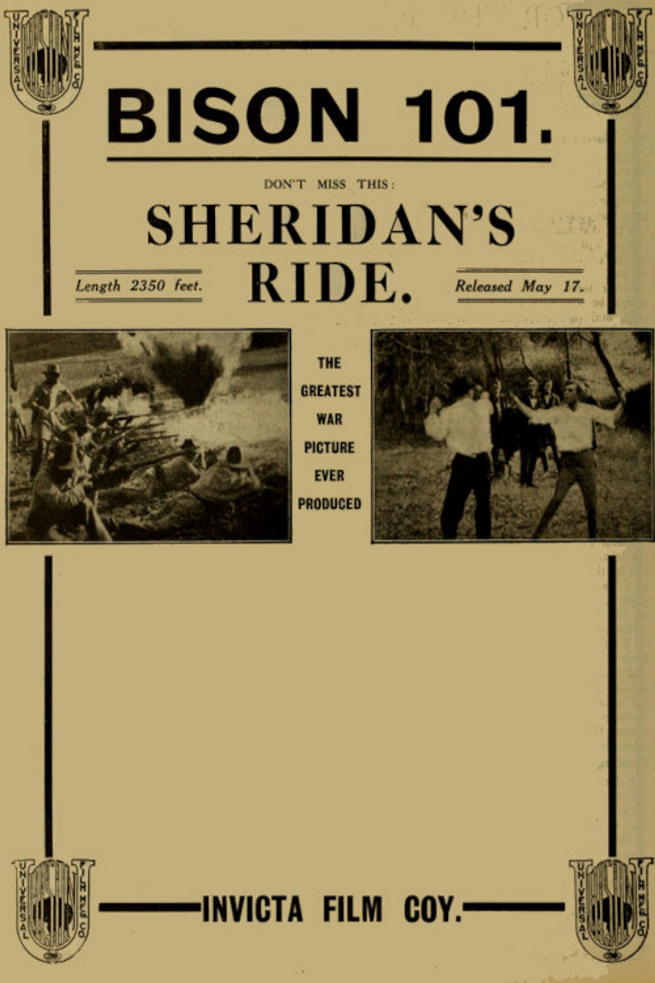 Sheridan's Ride Backdrop