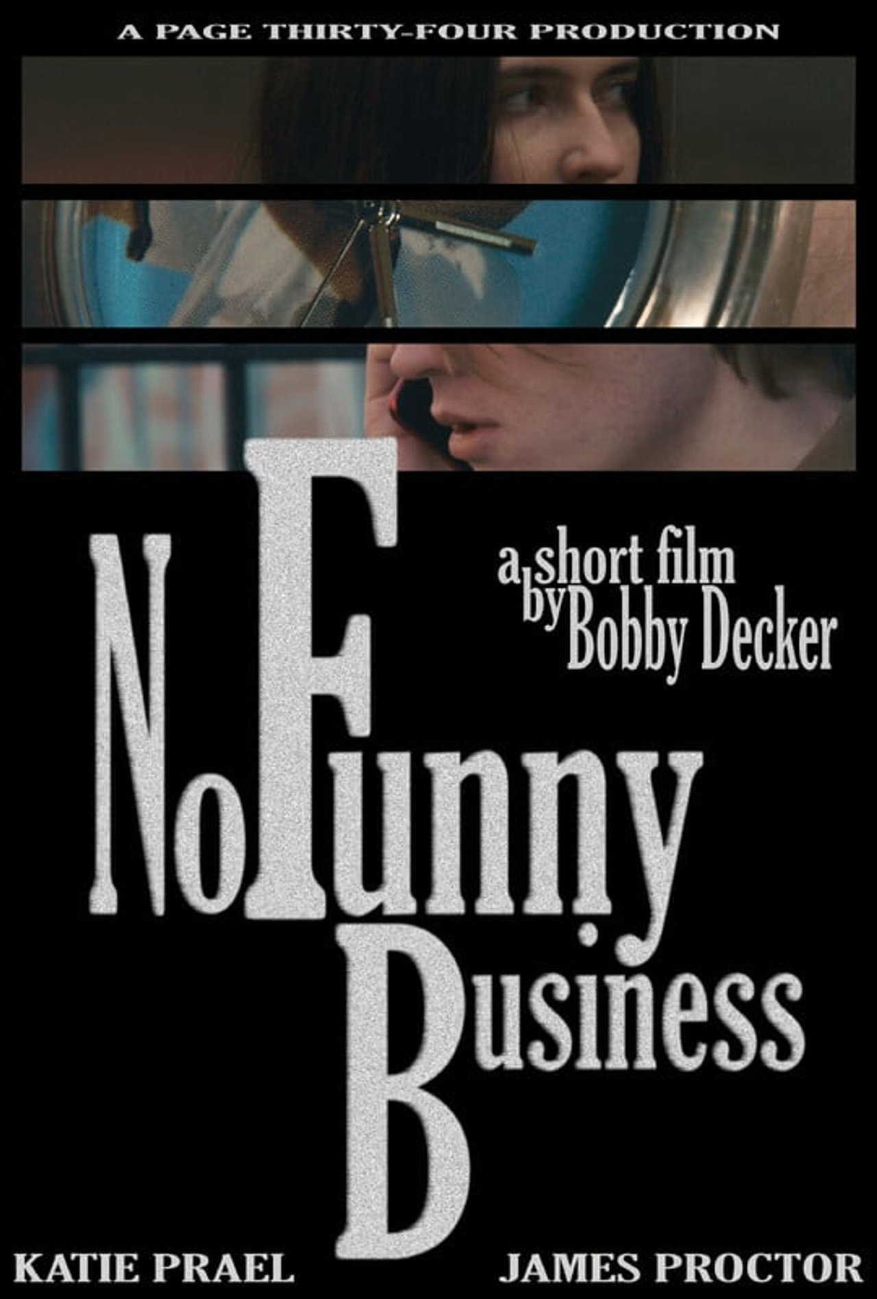 No Funny Business Backdrop