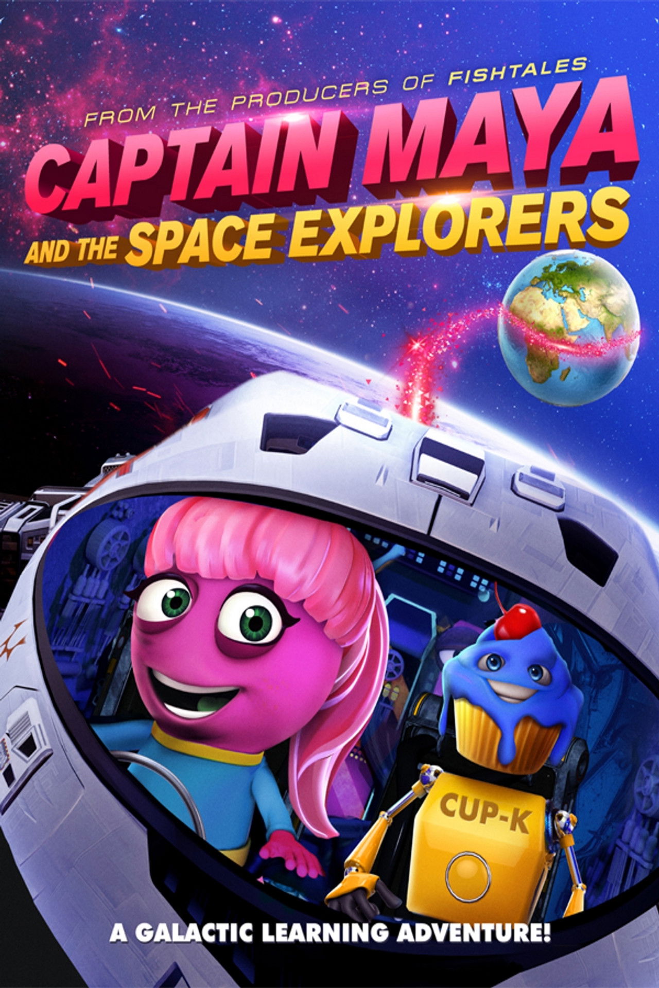 Captain Maya and the Space Explorers Backdrop