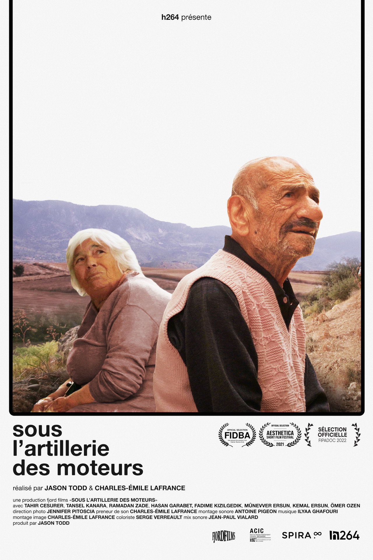 Sous l'artillerie des moteurs filmaffisch
