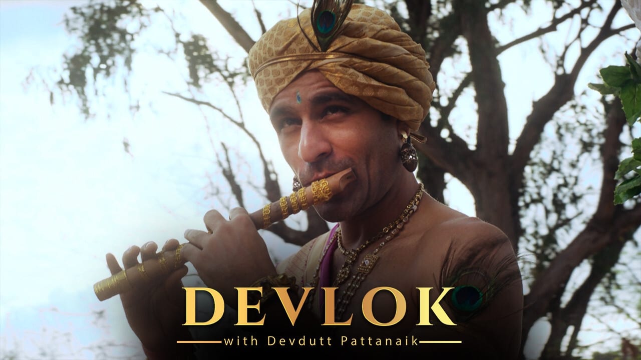 Devlok With Devdutt Pattanaik background
