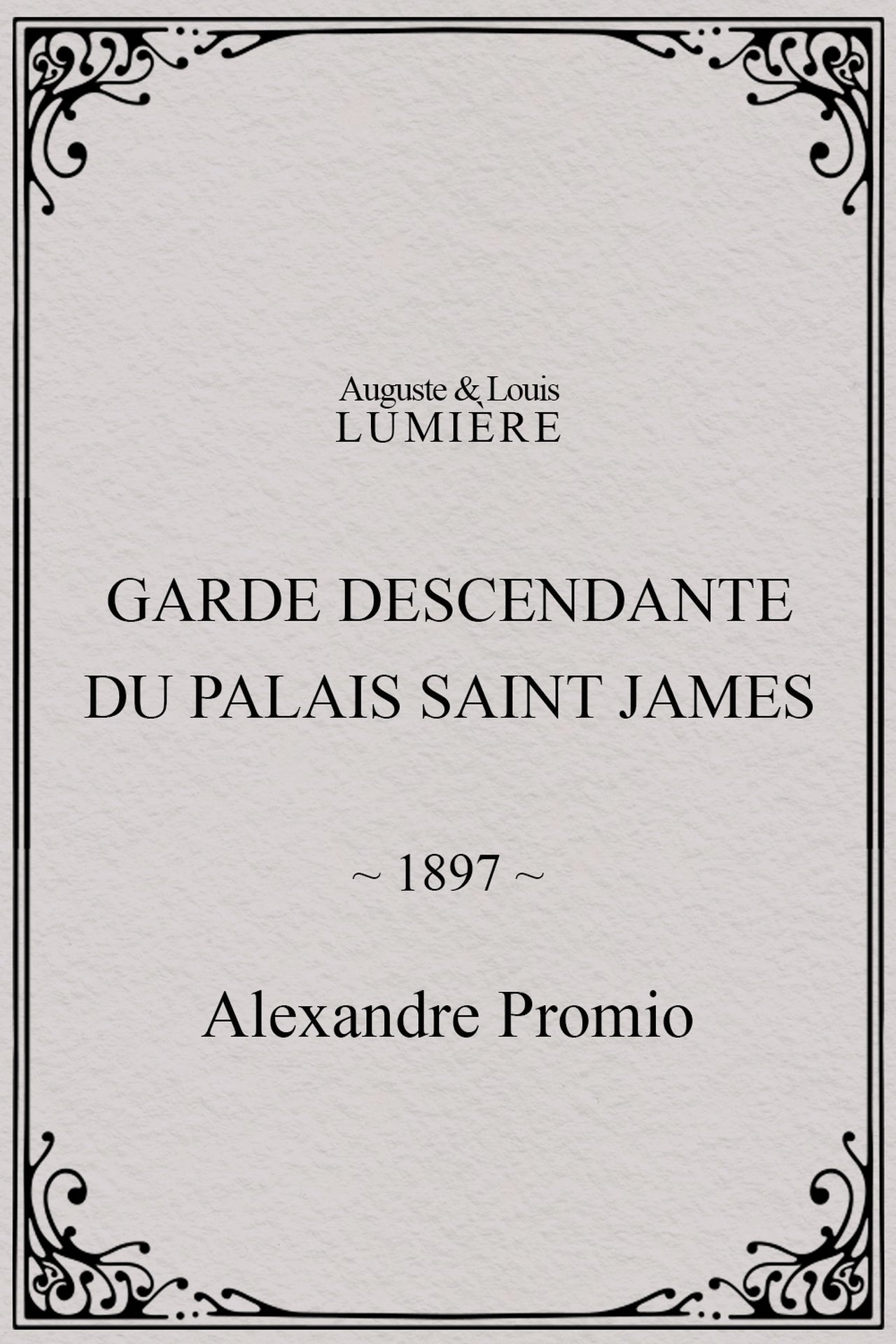 مشاهدة فيلم Garde descendante du Palais Saint James مترجم بدون اعلانات - بوستر