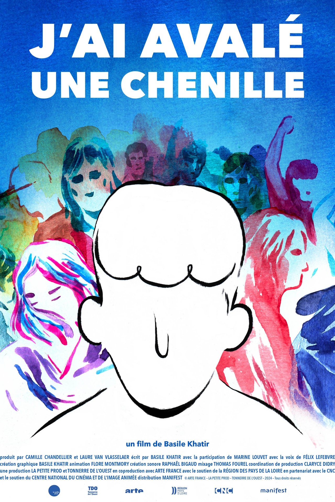 J’ai avalé une chenille poster