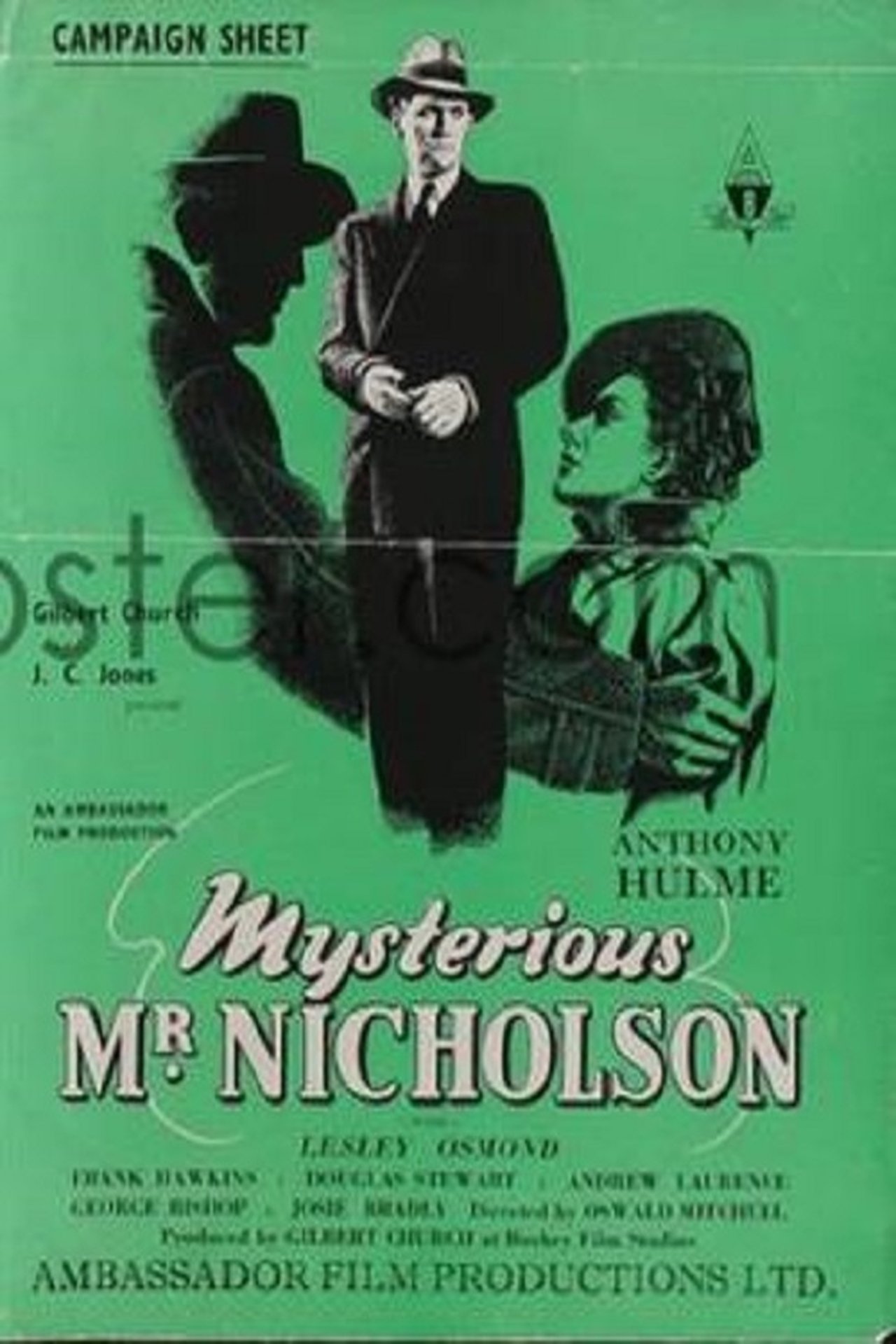 Mysterious Mr. Nicholson Mysterious Mr. Nicholson