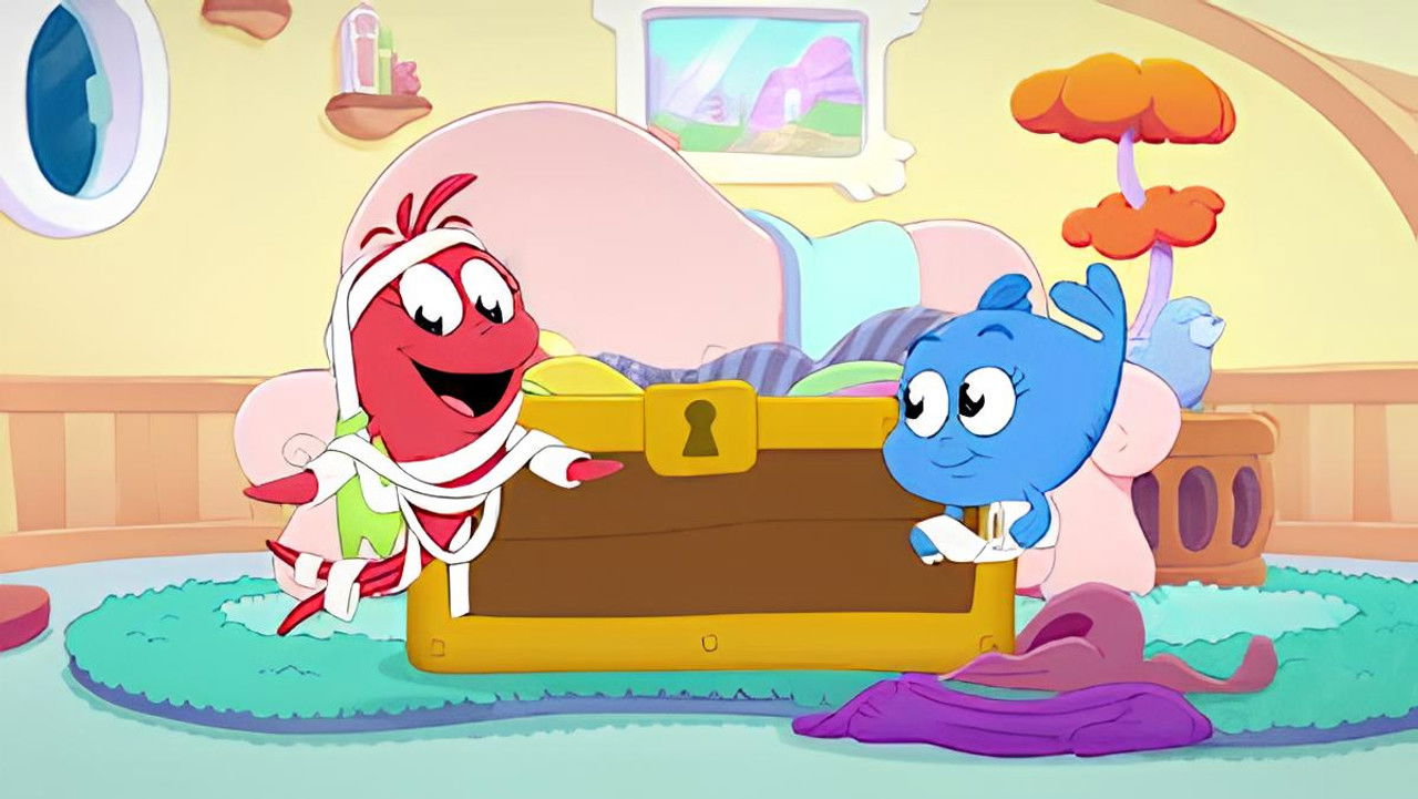 Un poisson rouge, un poisson bleu — Grand/Serré + Rassembler/Disperser + Attraper/Lâcher + Détendu/Stressé