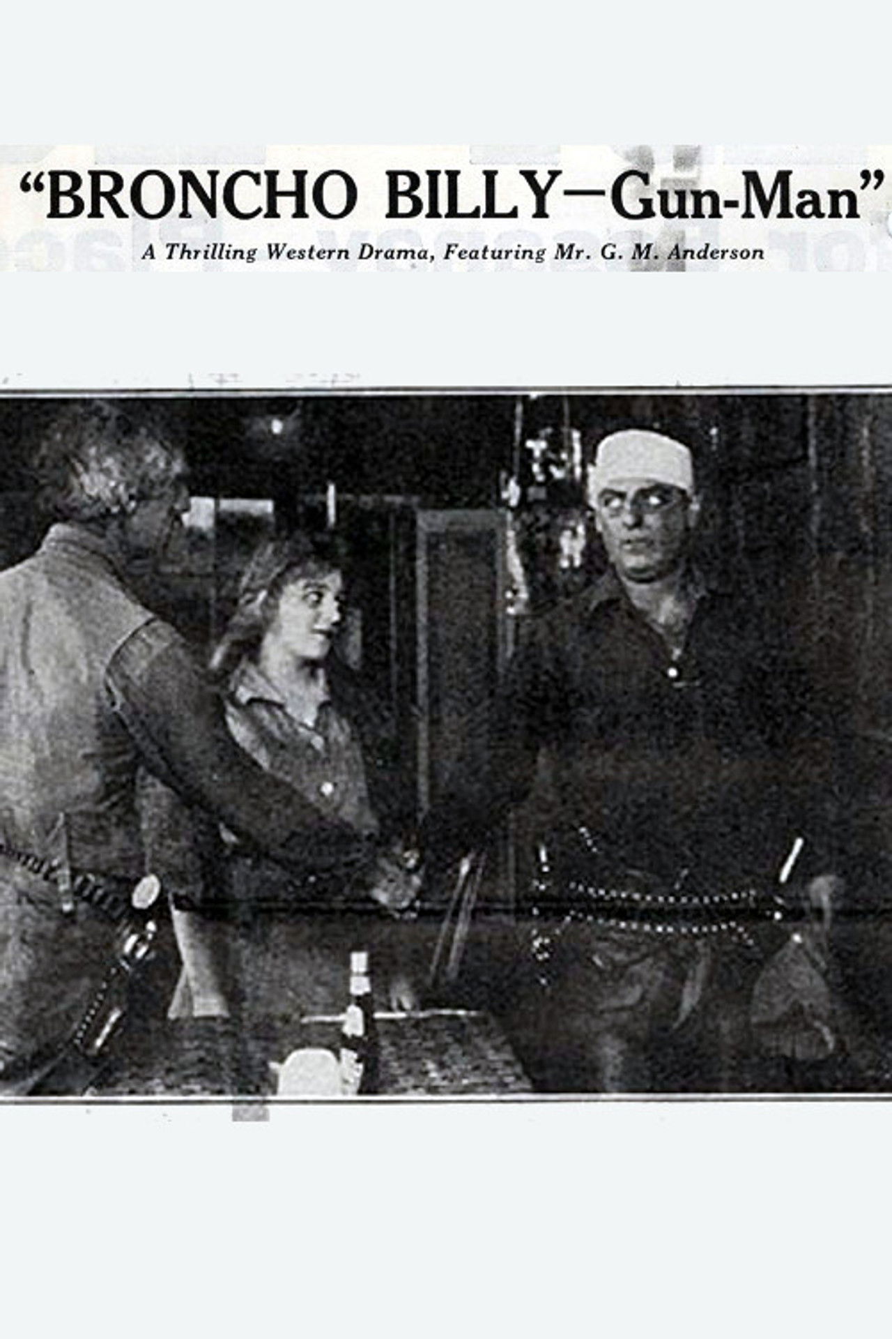 Broncho Billy -- Gun-Man Backdrop