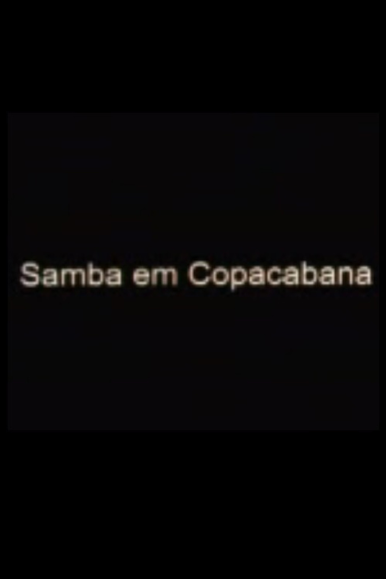 Samba em Copacabana filmaffisch