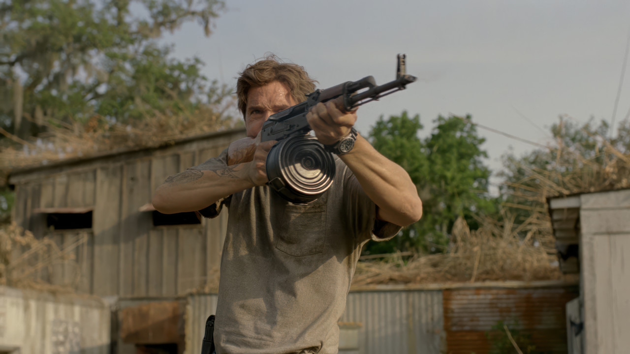 Making True Detective backdrop